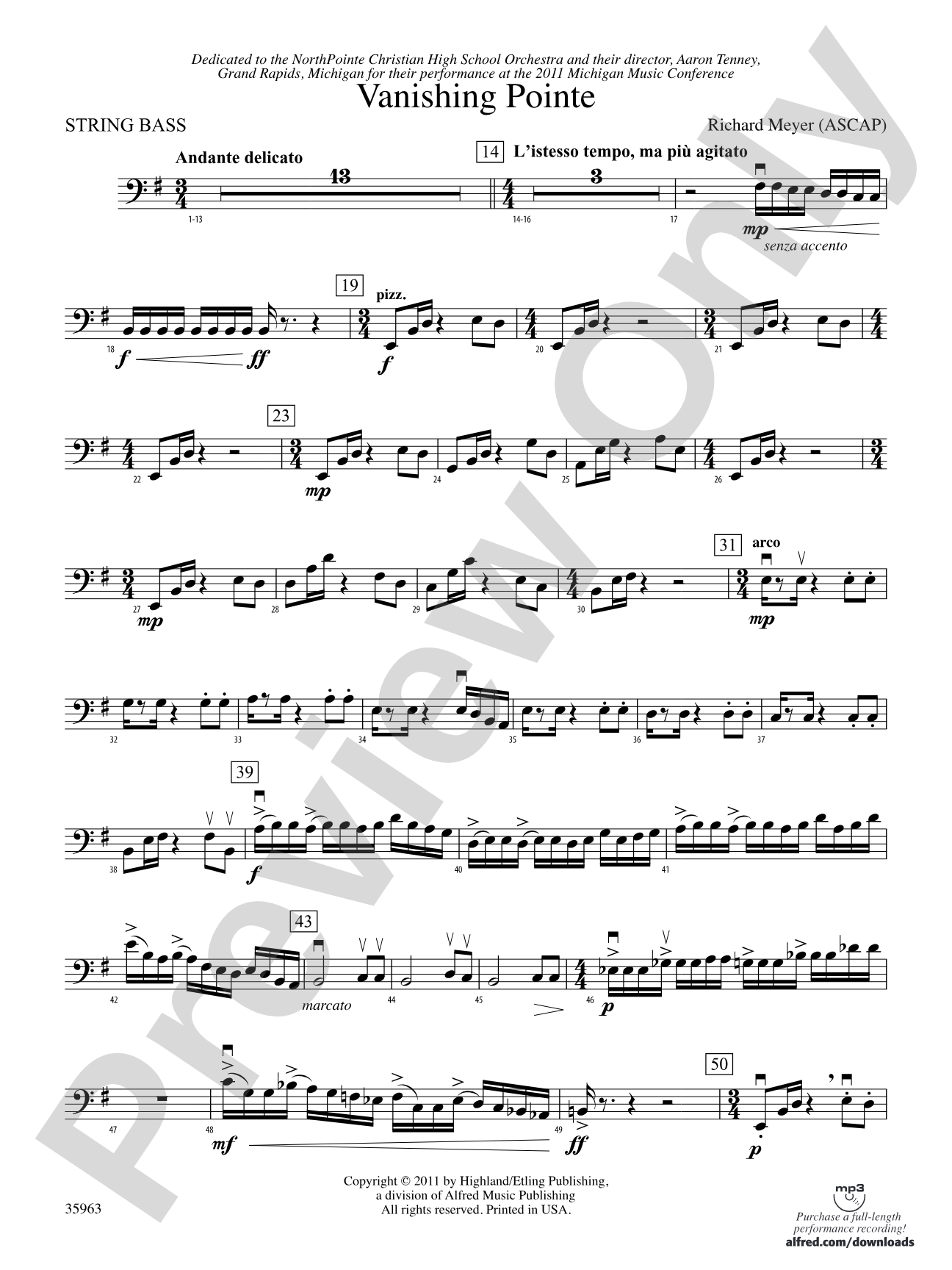 Vanishing Pointe: String Bass