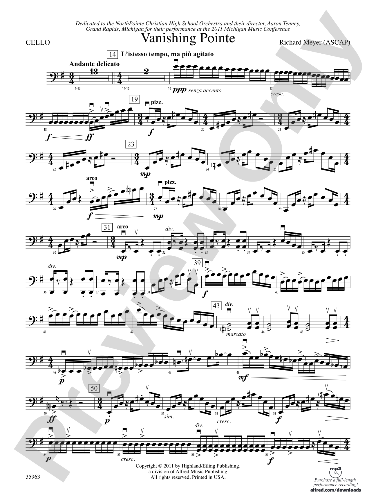 Vanishing Pointe: Cello