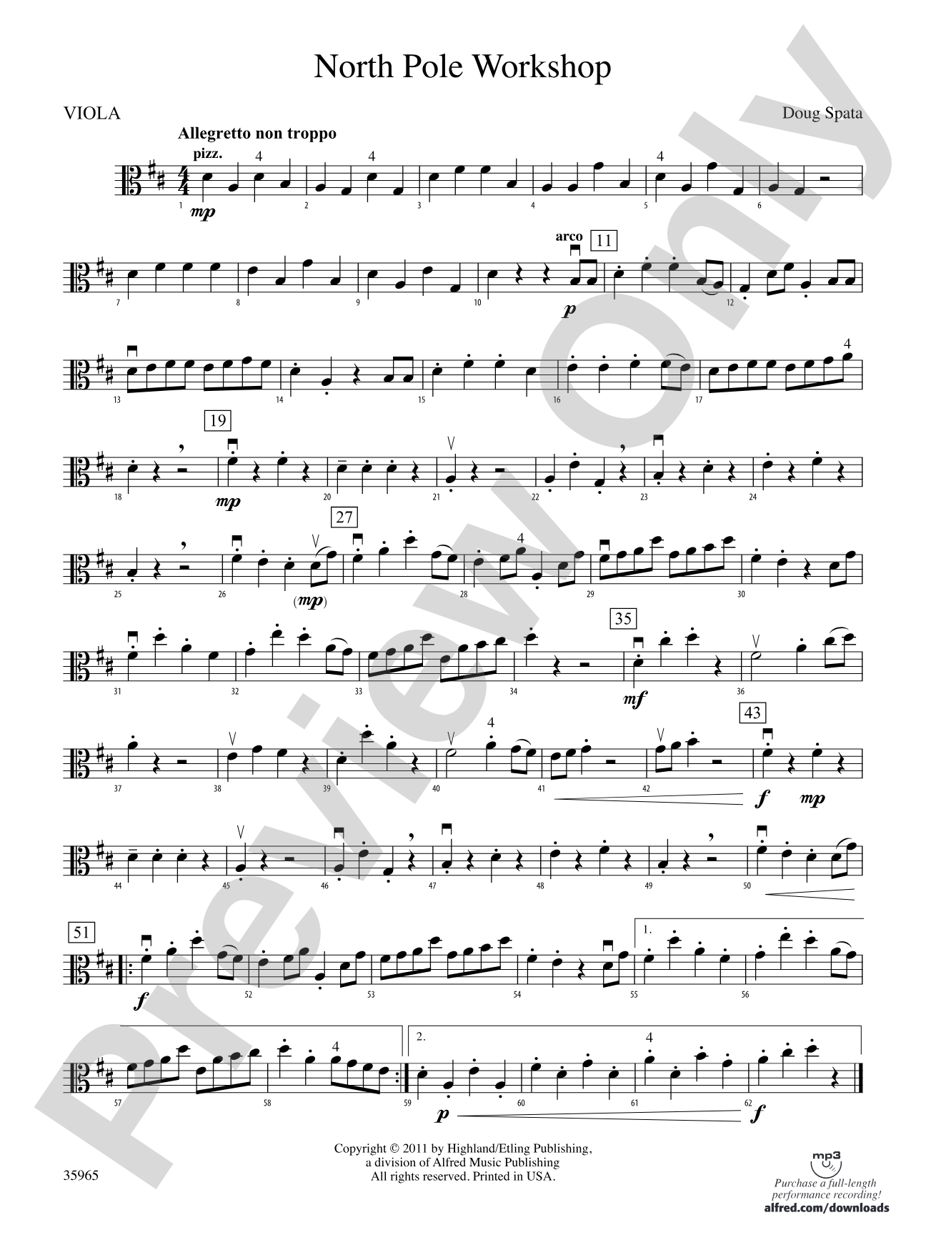 North Pole Workshop: Viola
