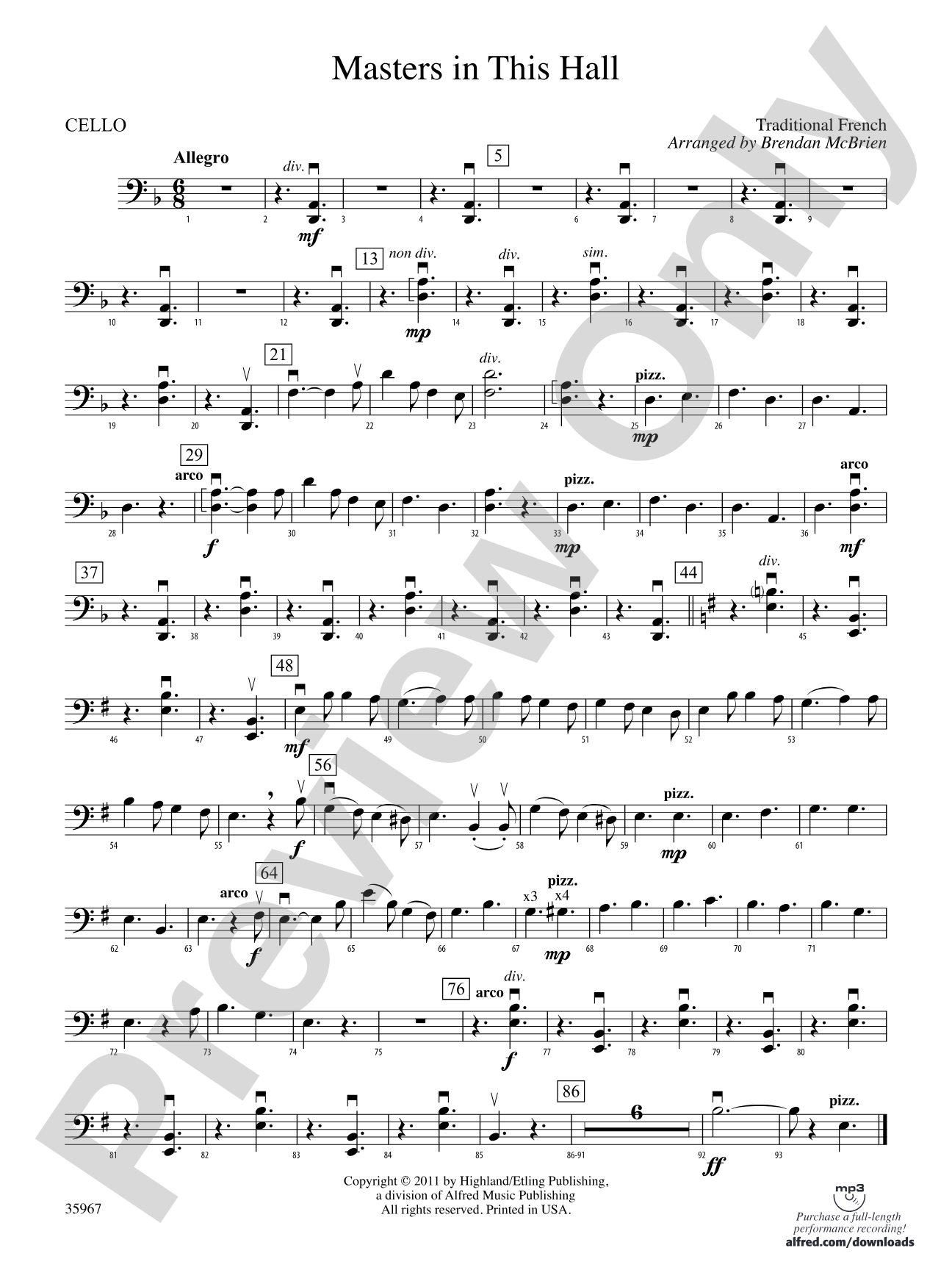 Masters in This Hall: Cello