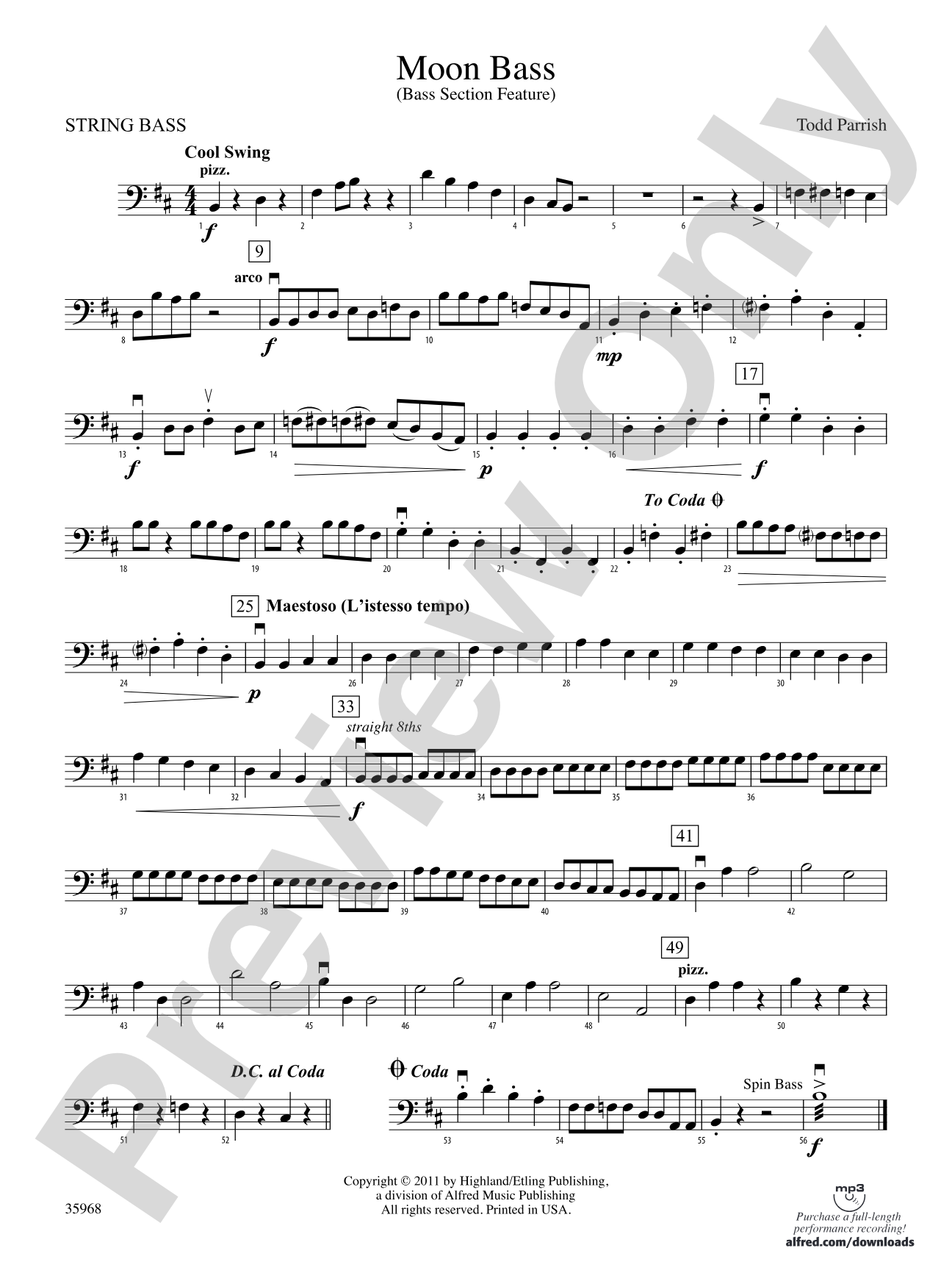 Moon Bass: String Bass
