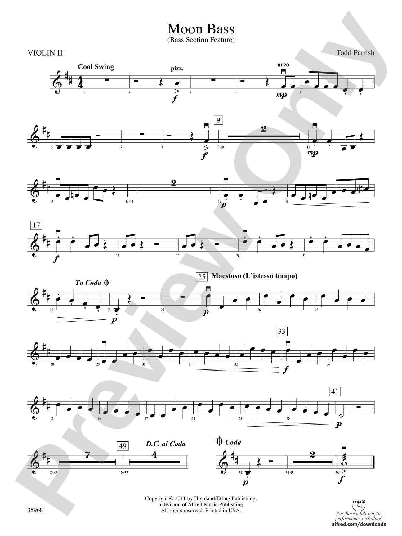 Moon Bass: 2nd Violin