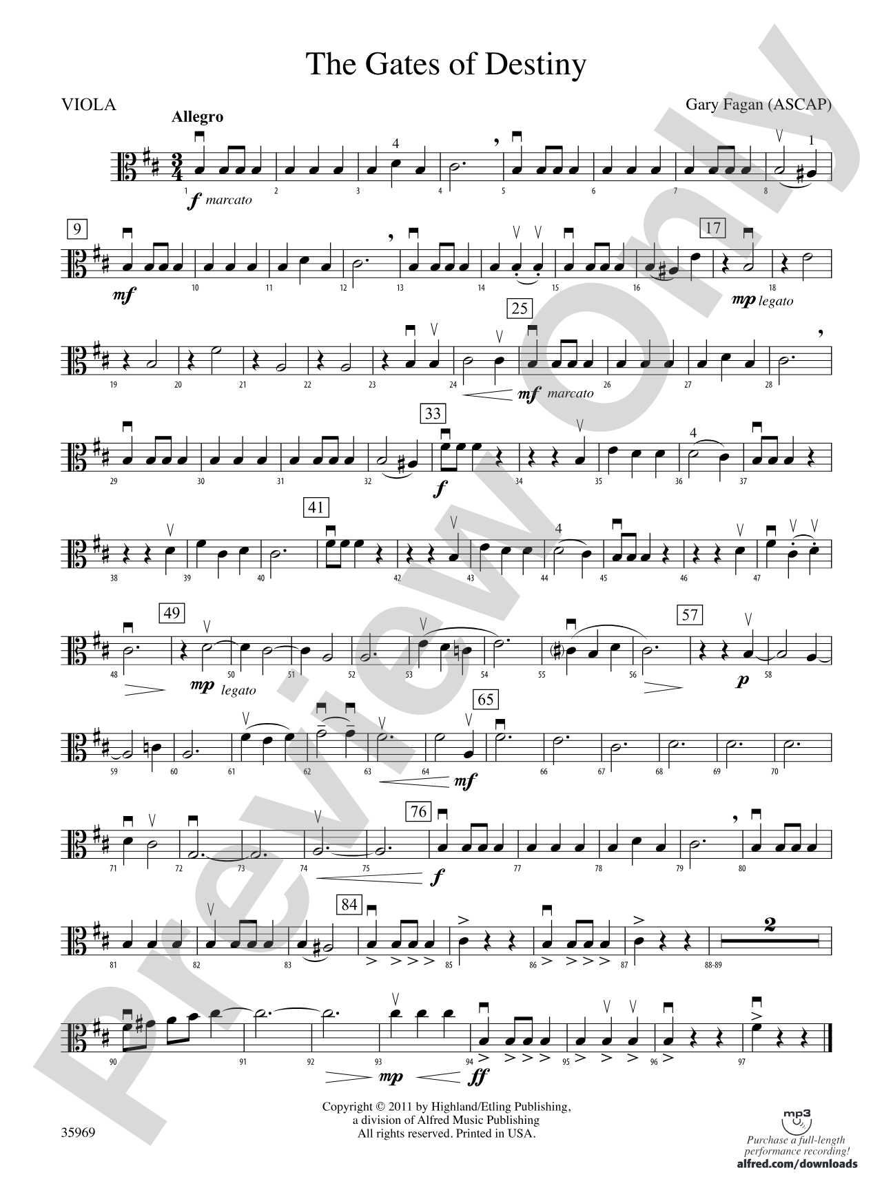 The Gates of Destiny: Viola