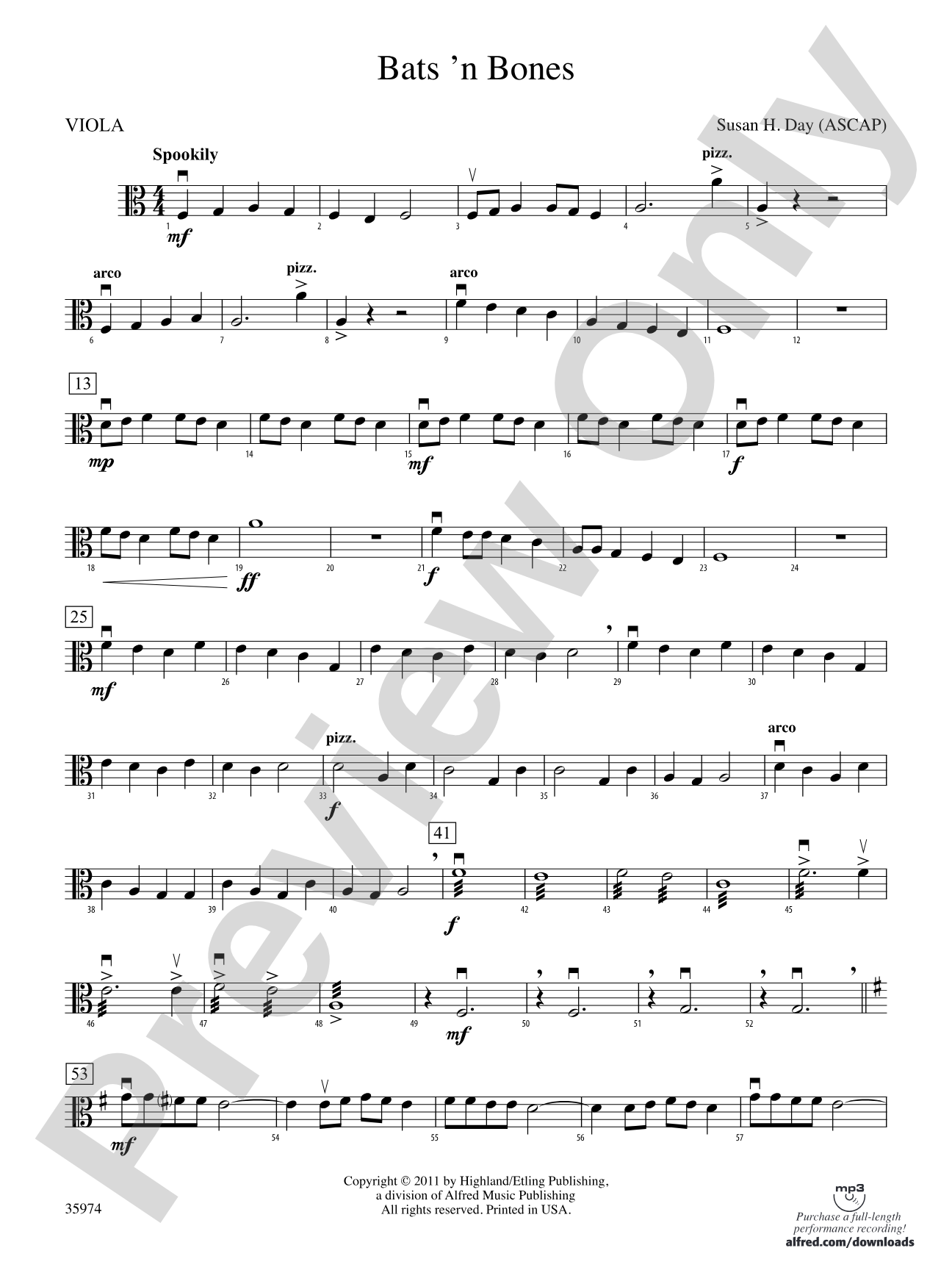 Bats 'n Bones: Viola