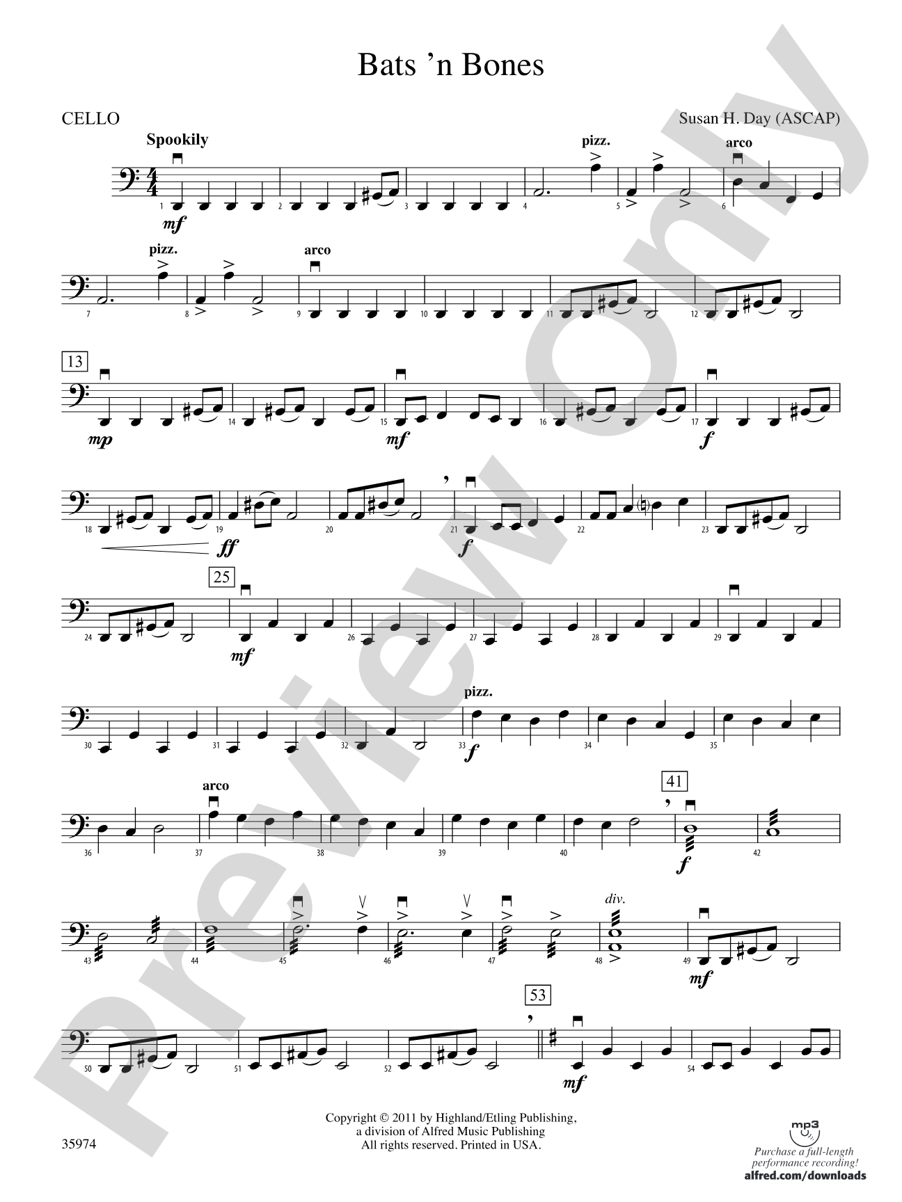 Bats 'n Bones: Cello