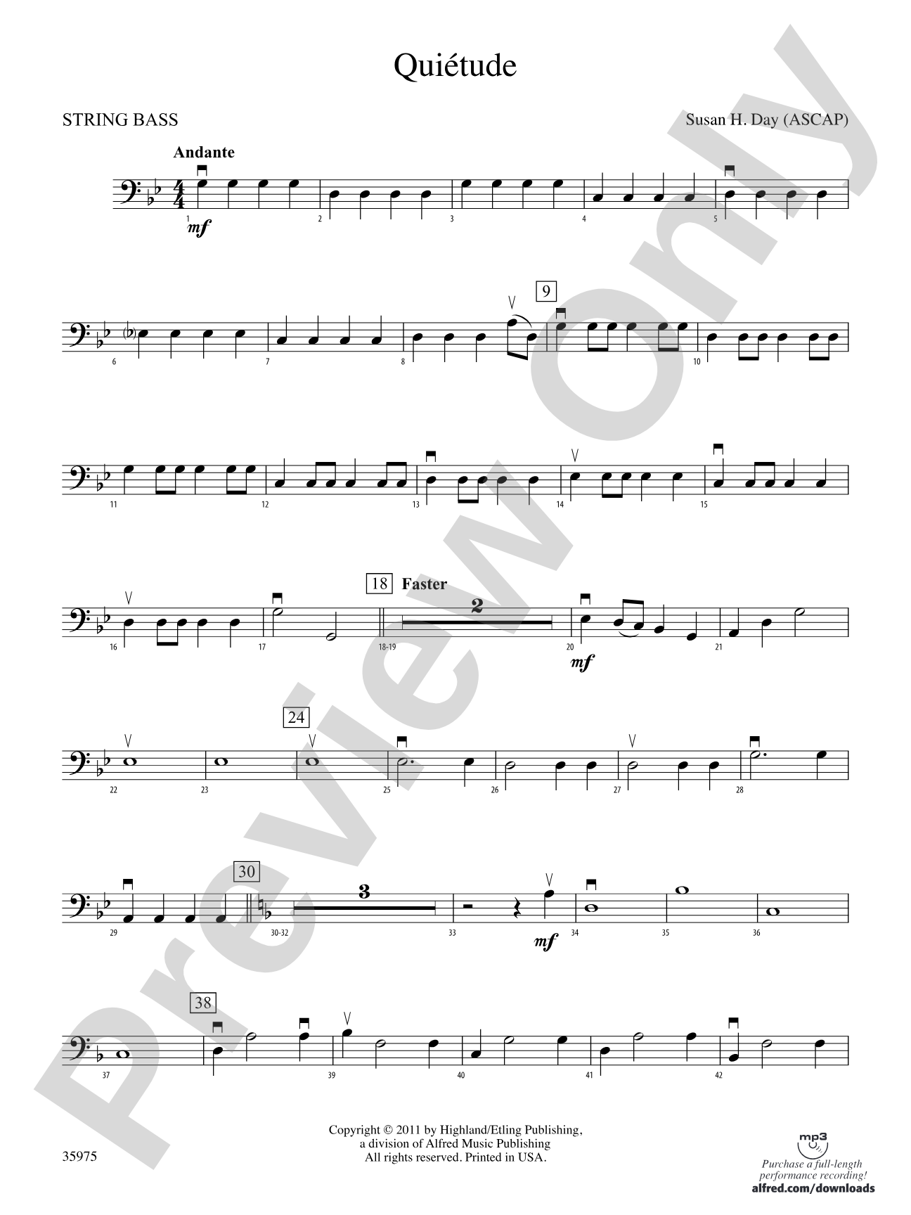 Quiétude: String Bass