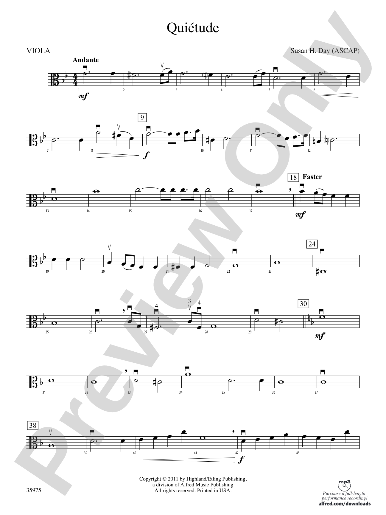 Quiétude: Viola