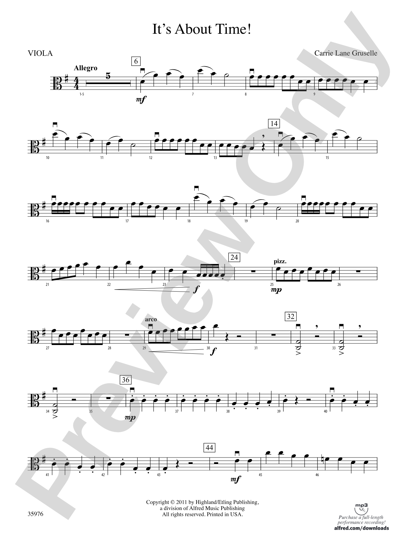 It's About Time!: Viola