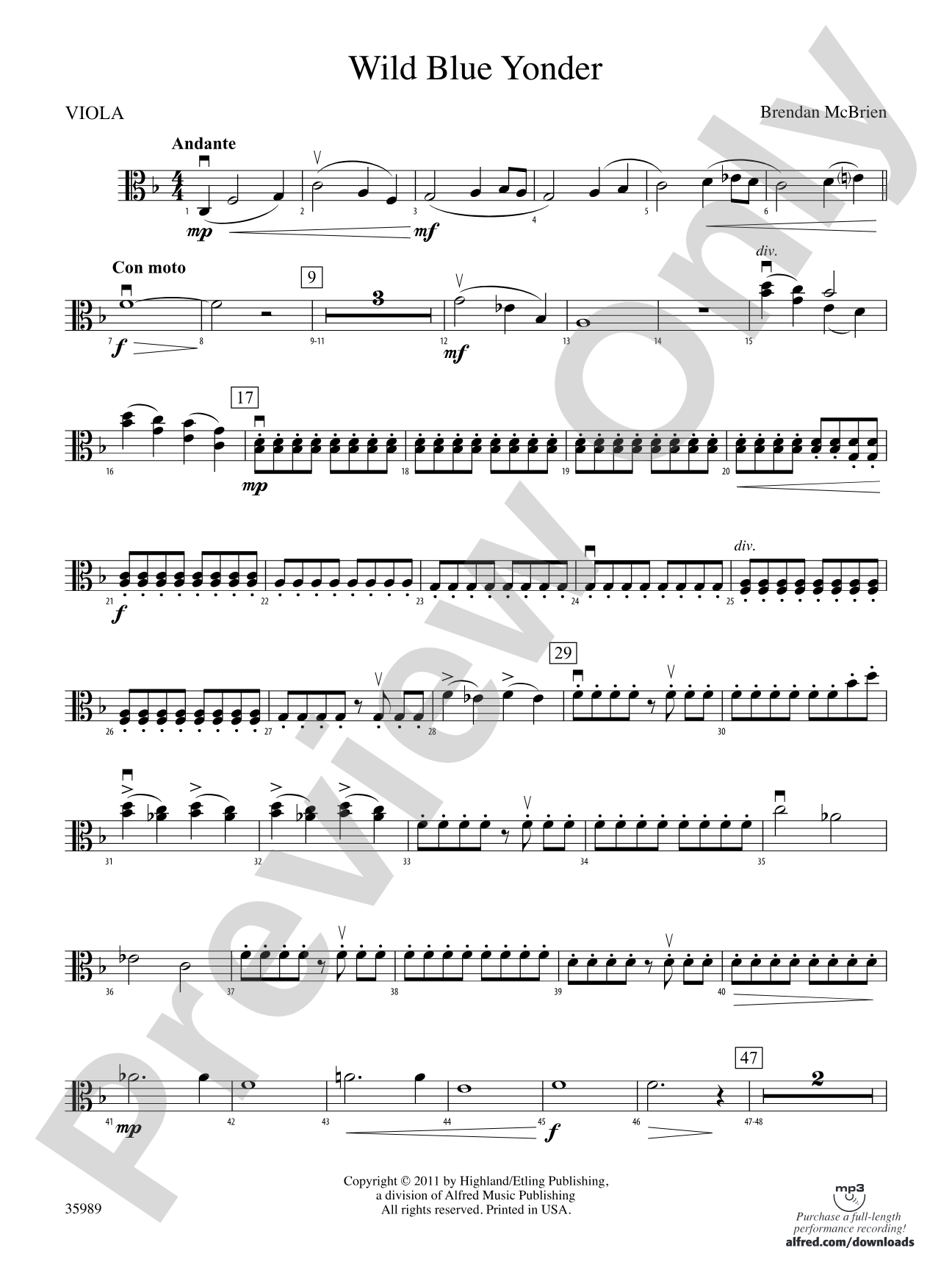 Wild Blue Yonder: Viola