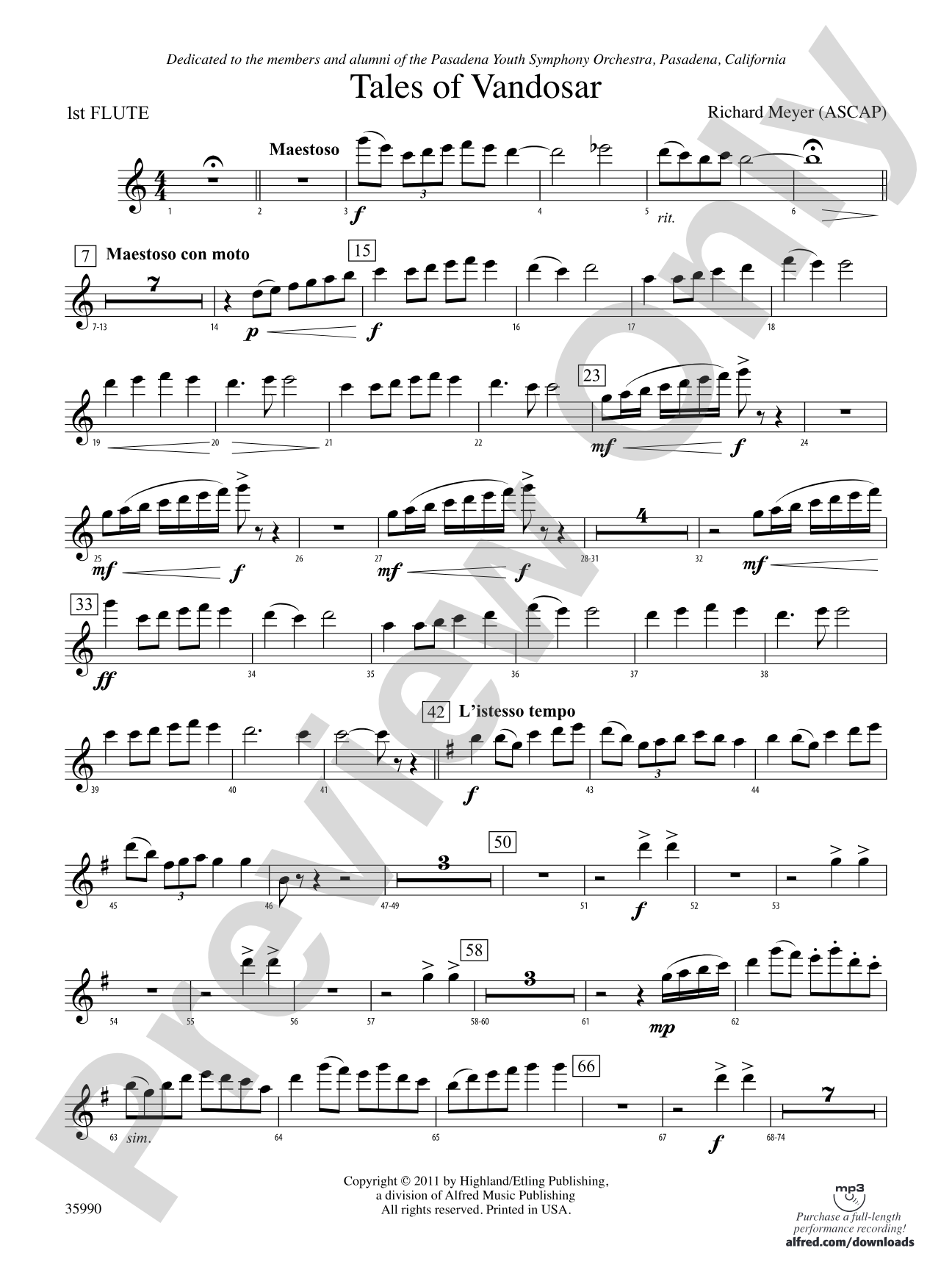 Tales of Vandosar: Flute