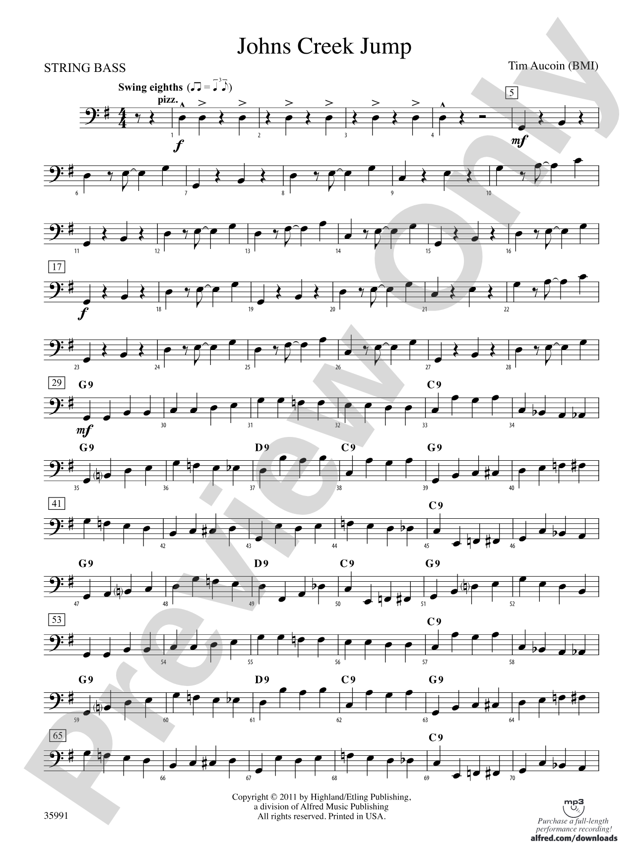 Johns Creek Jump: String Bass