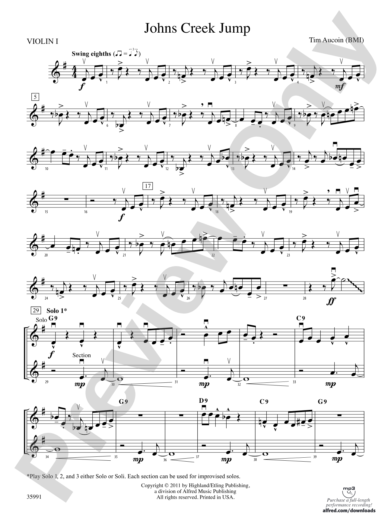 Johns Creek Jump: 1st Violin
