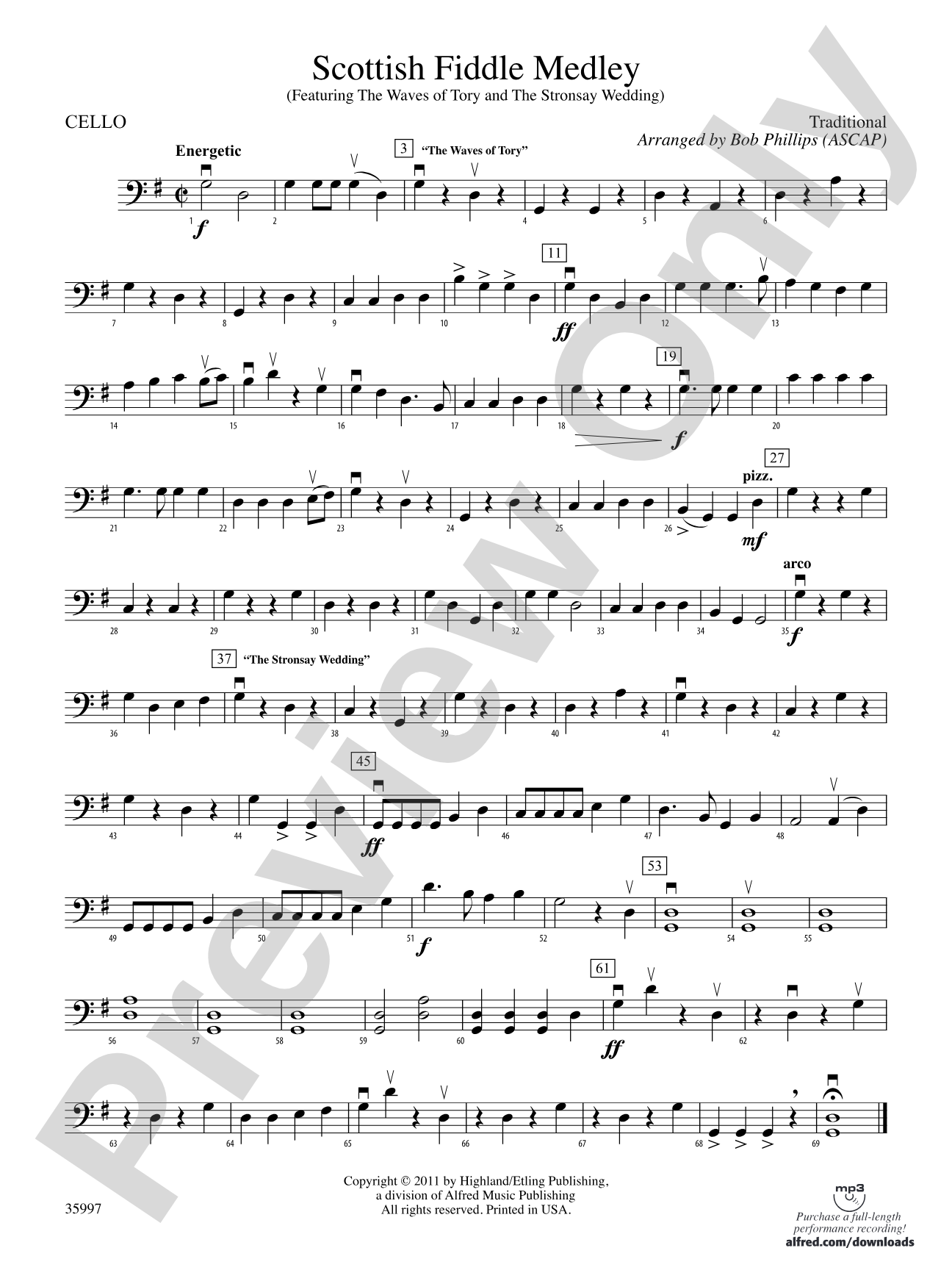 Scottish Fiddle Medley: Cello