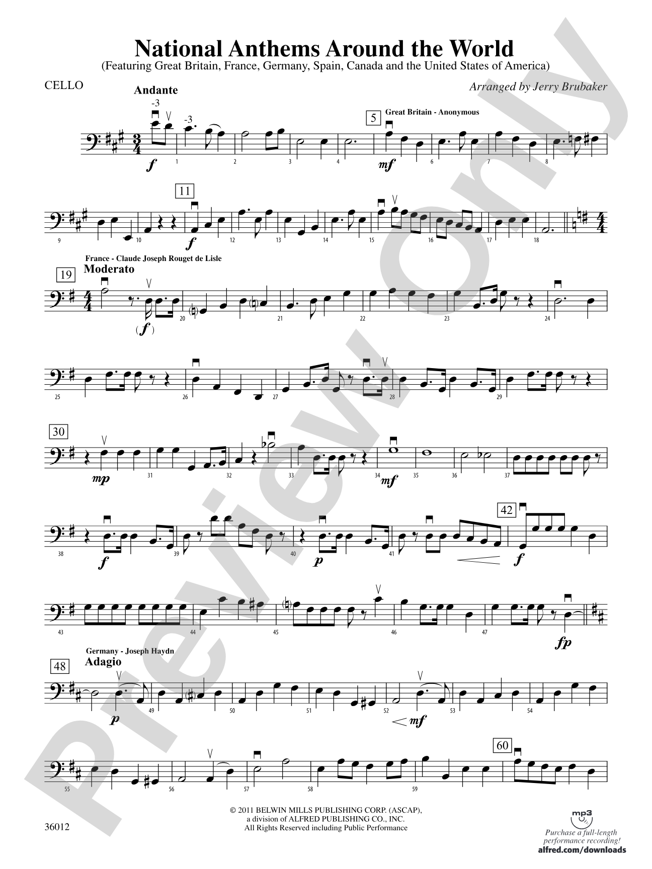 National Anthems Around the World: Cello