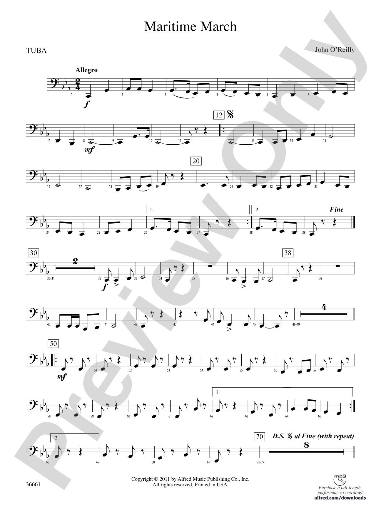 Maritime March: Tuba
