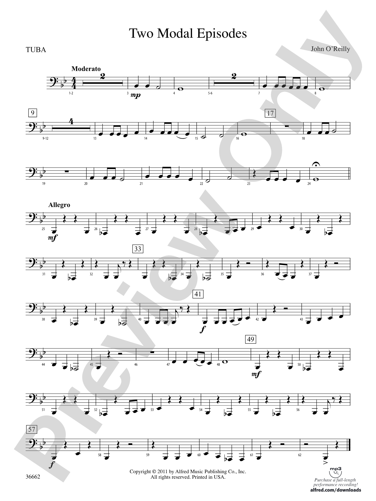 Two Modal Episodes: Tuba
