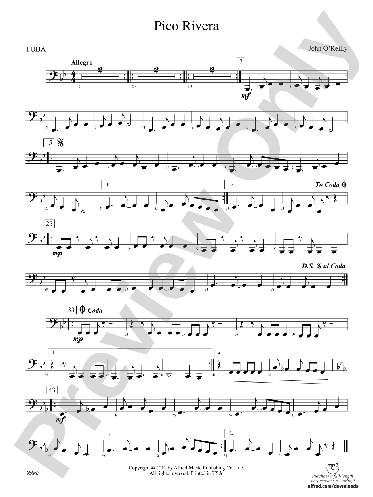 Pico Rivera: Tuba