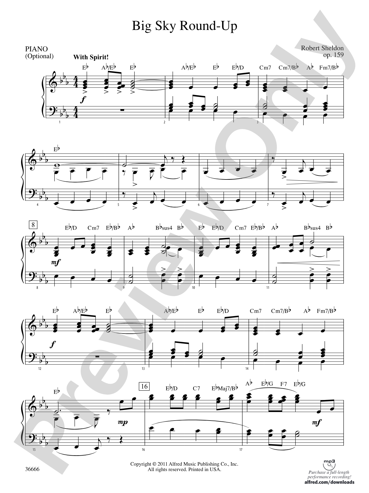 Big Sky Round-Up: Piano Accompaniment
