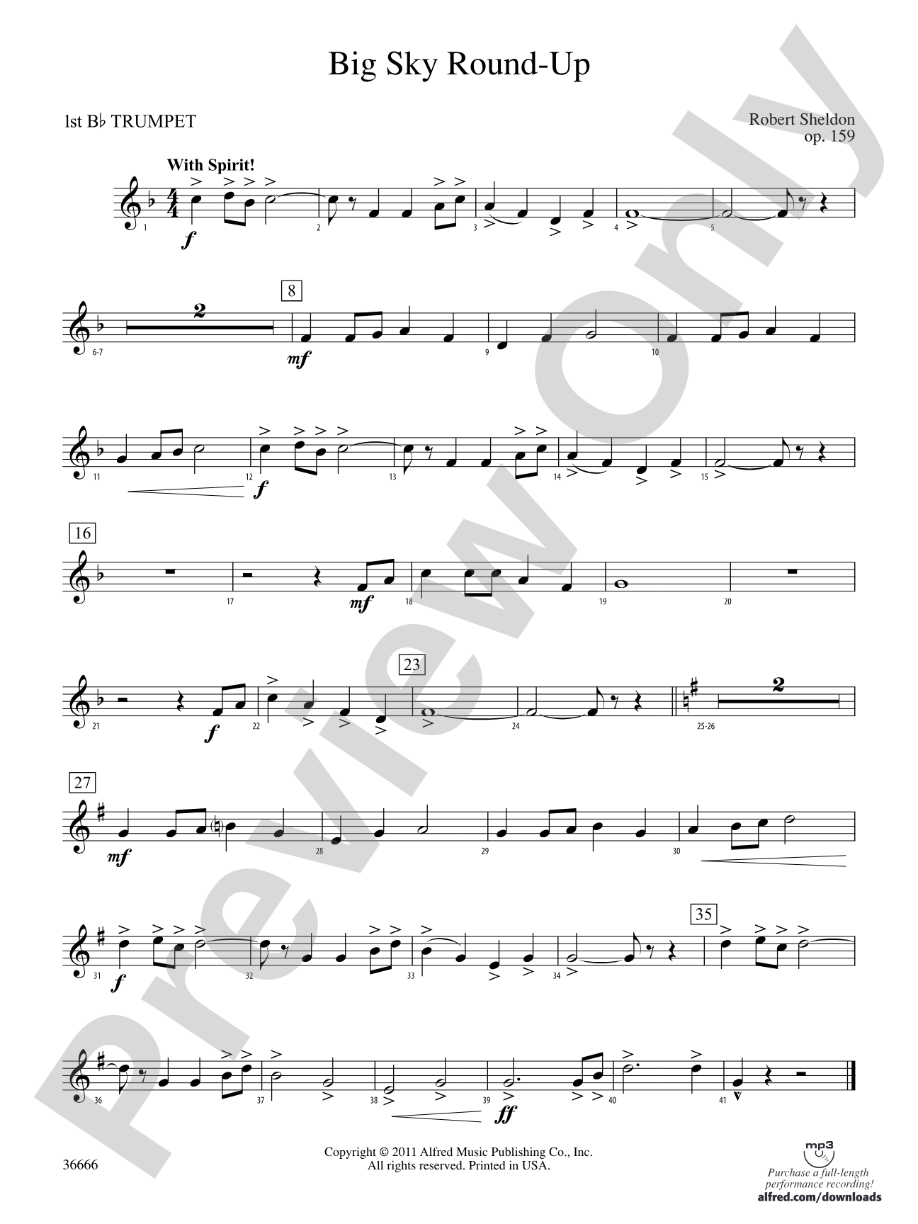 Big Sky Round-Up: 1st B-flat Trumpet