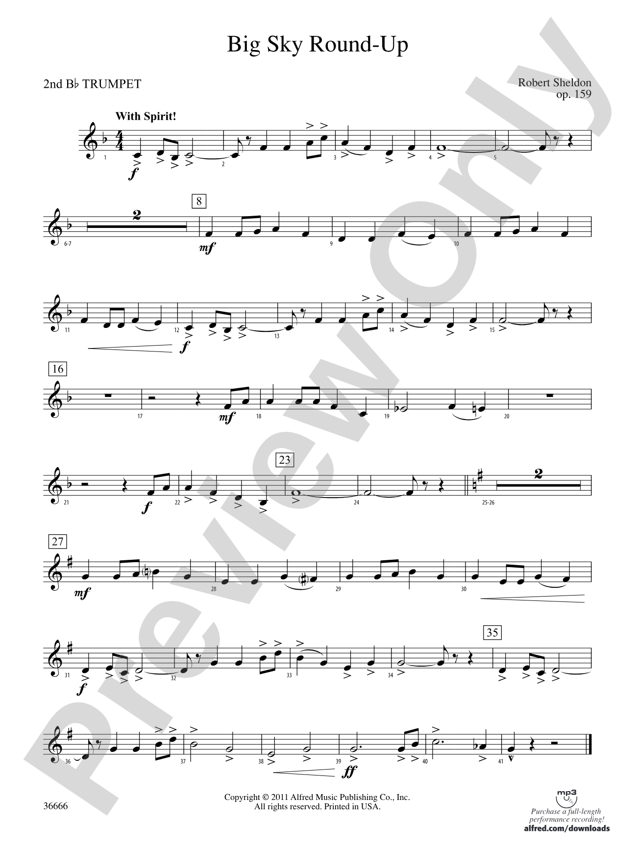 Big Sky Round-Up: 2nd B-flat Trumpet