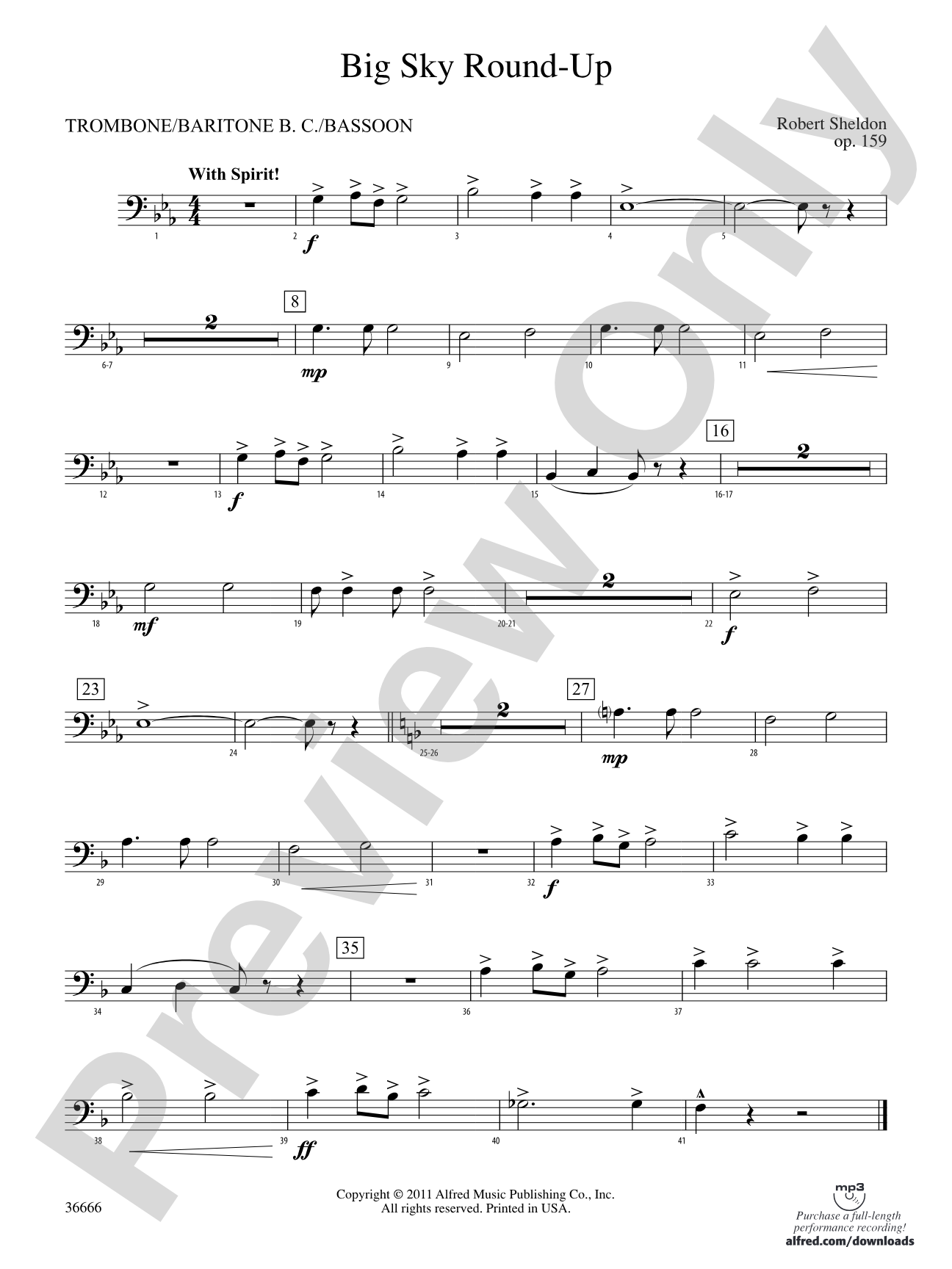 Big Sky Round-Up: 1st Trombone