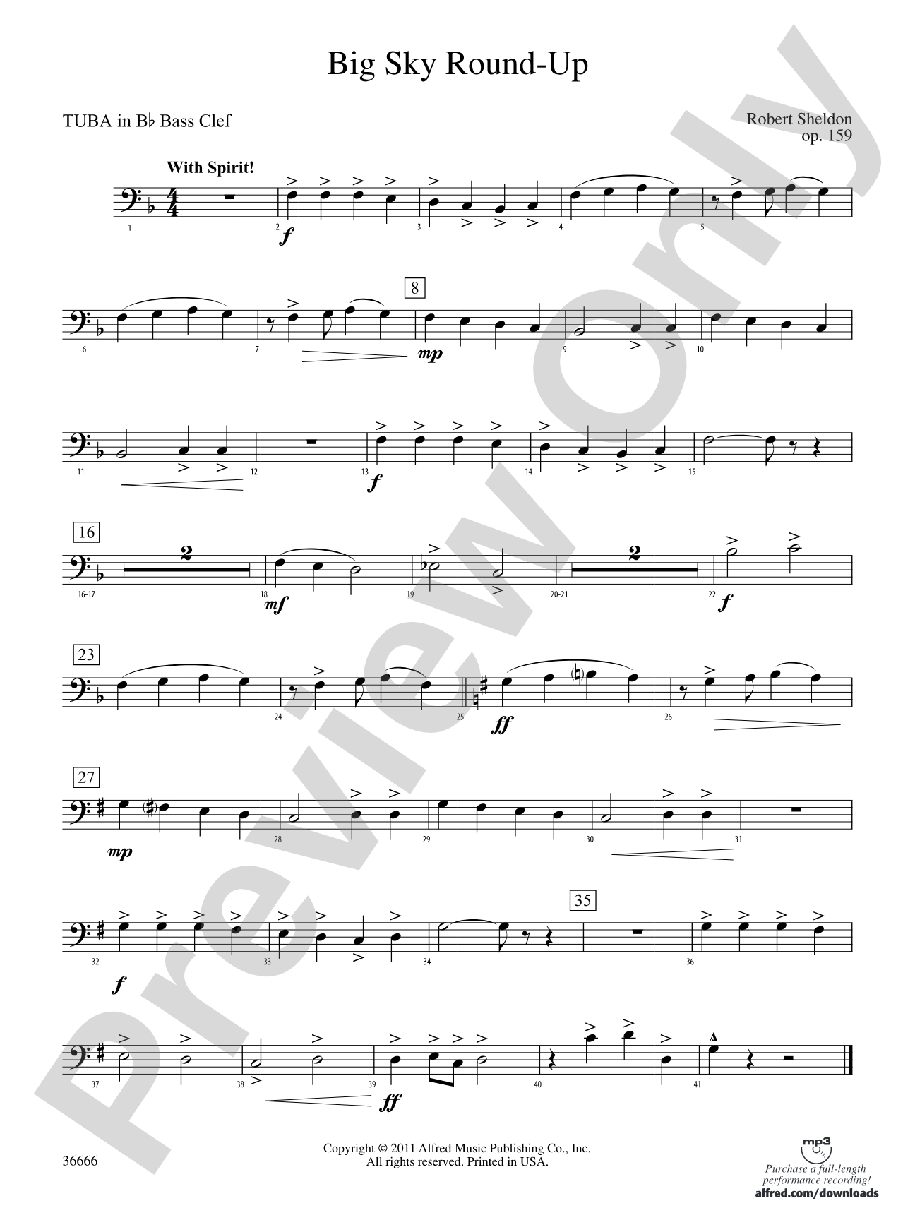Big Sky Round-Up: (wp) B-flat Tuba B.C.