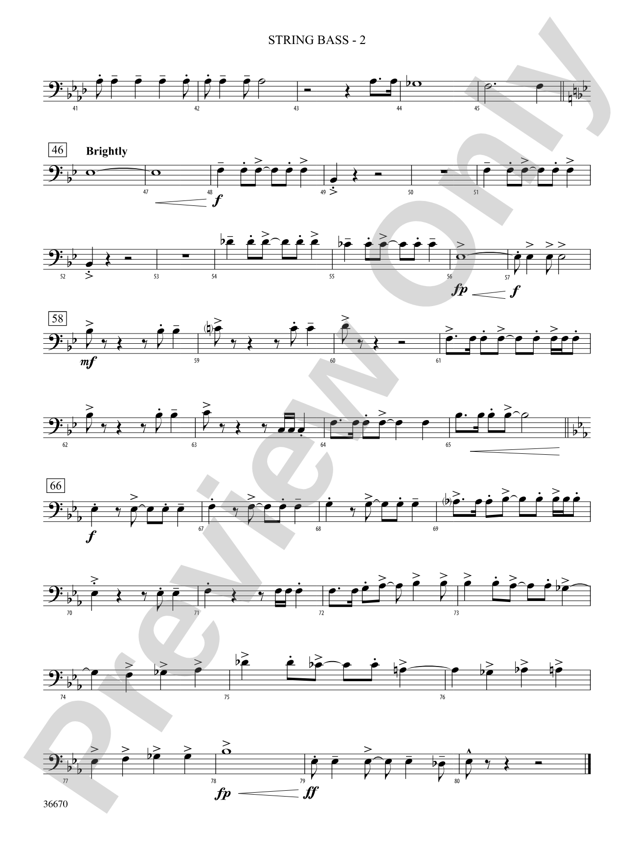 Rouge Valley Celebration: (wp) String Bass