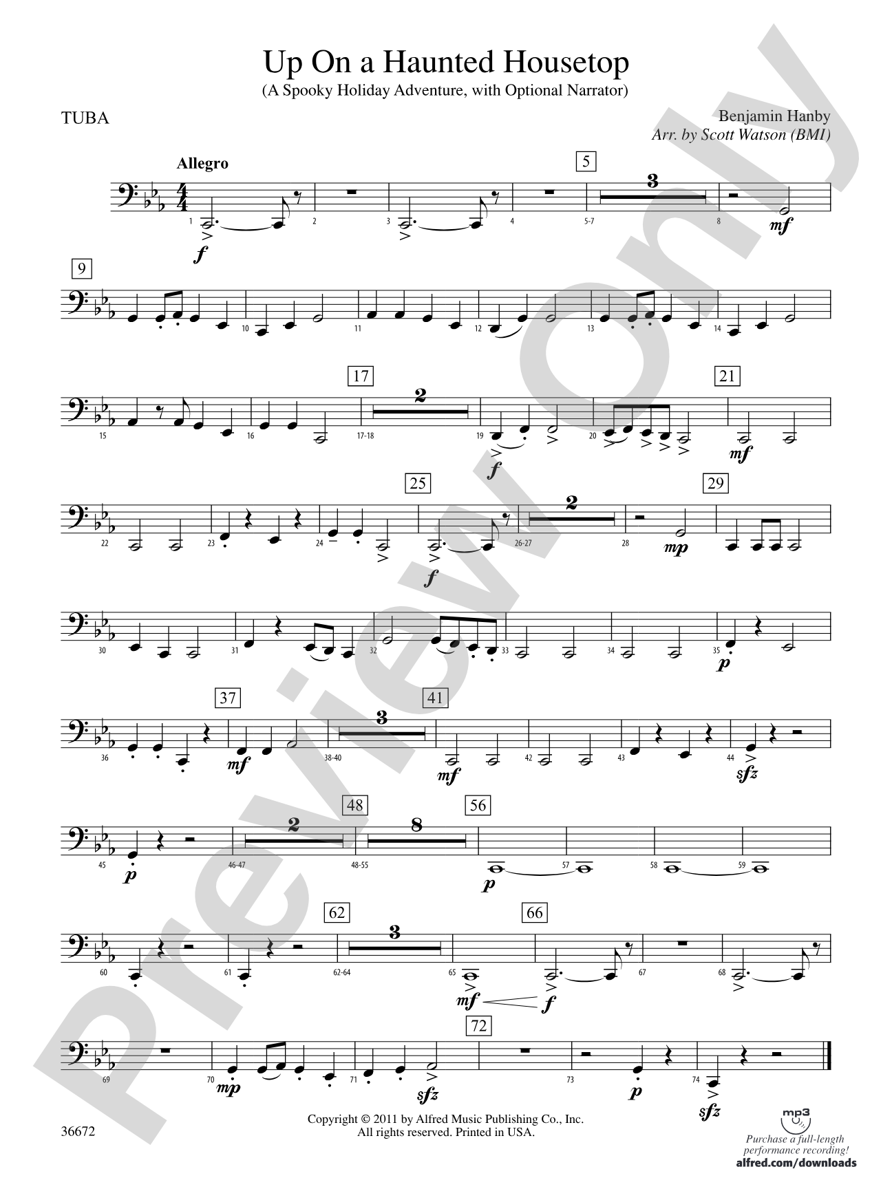 Up on a Haunted Housetop: Tuba
