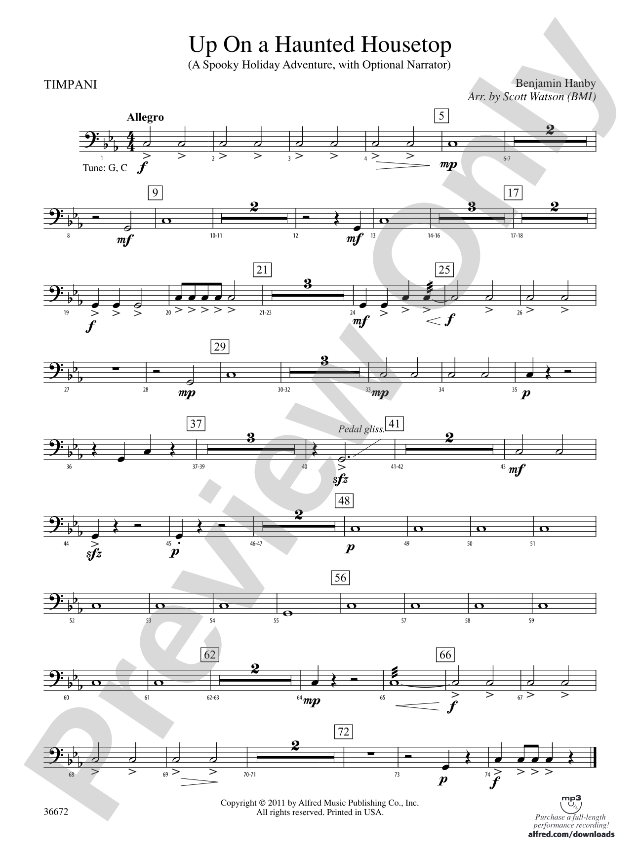 Up on a Haunted Housetop: Timpani