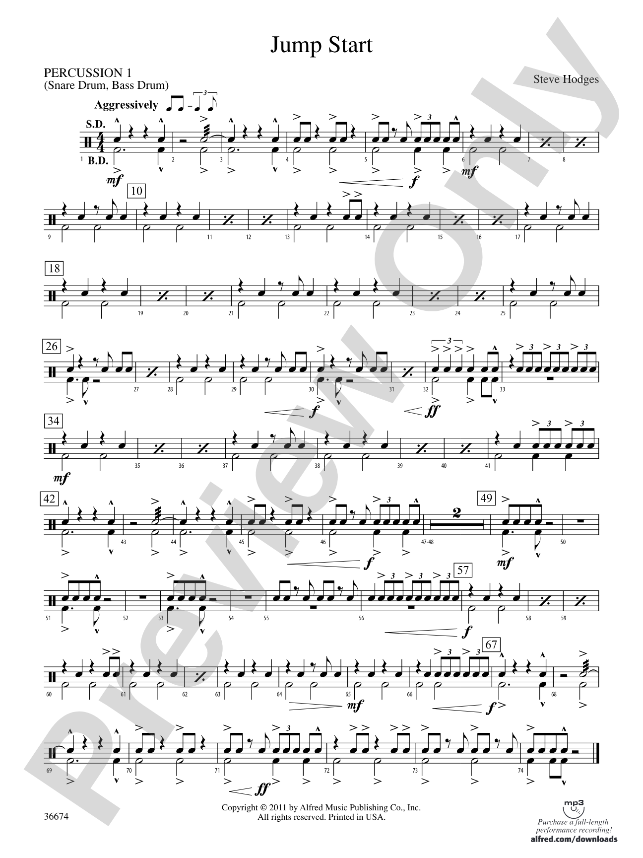 Jump Start: 1st Percussion