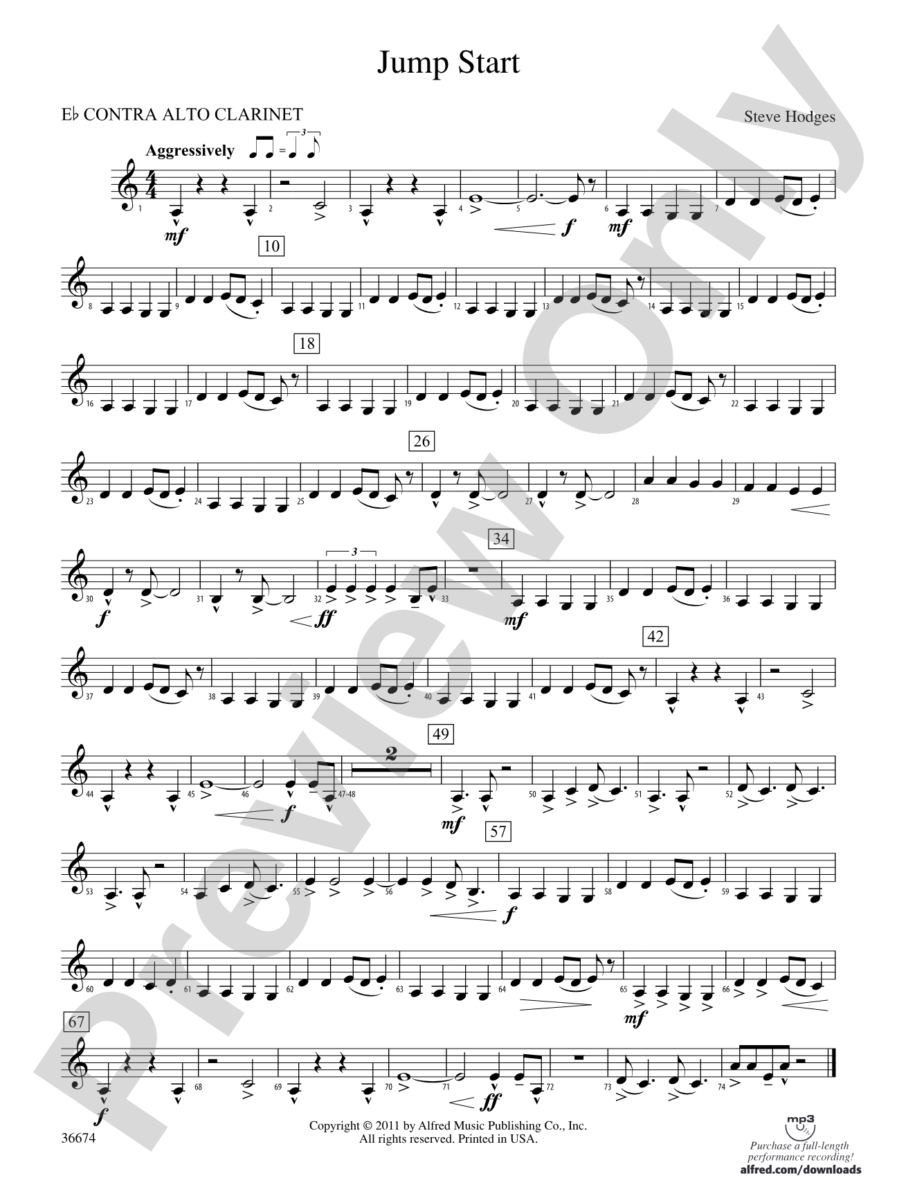 Jump Start: (wp) E-flat Contrabass Clarinet