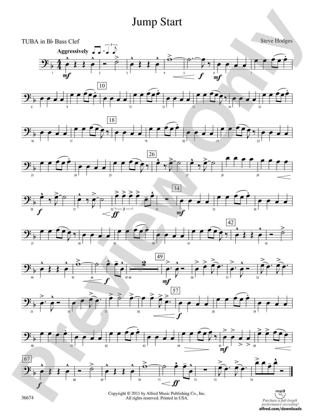 Jump Start: (wp) B-flat Tuba B.C.