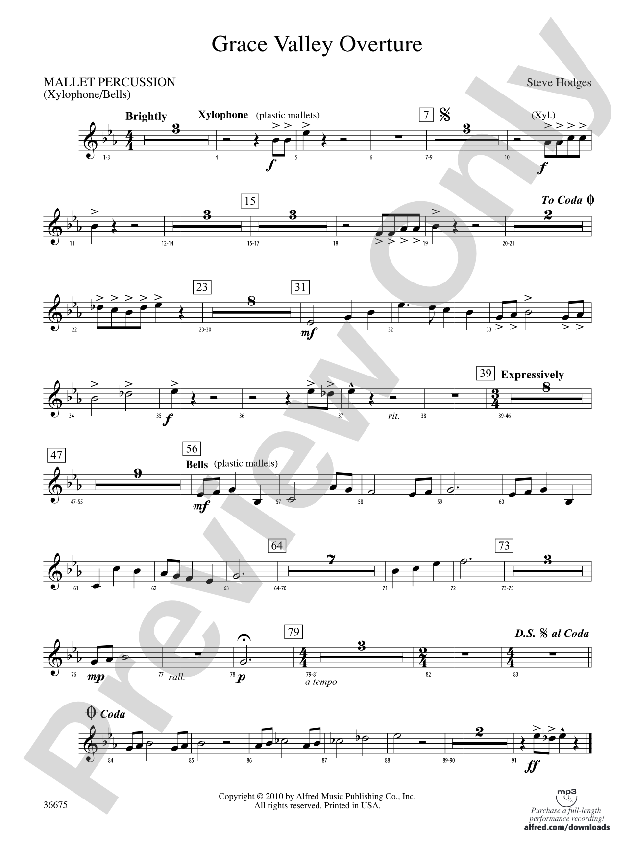 Grace Valley Overture: Mallets