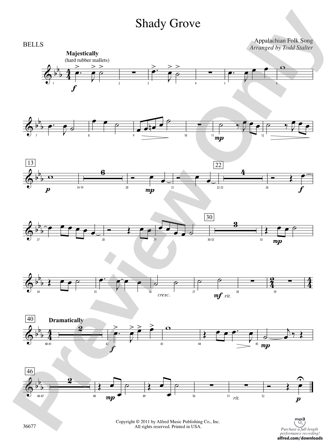Shady Grove: Bells