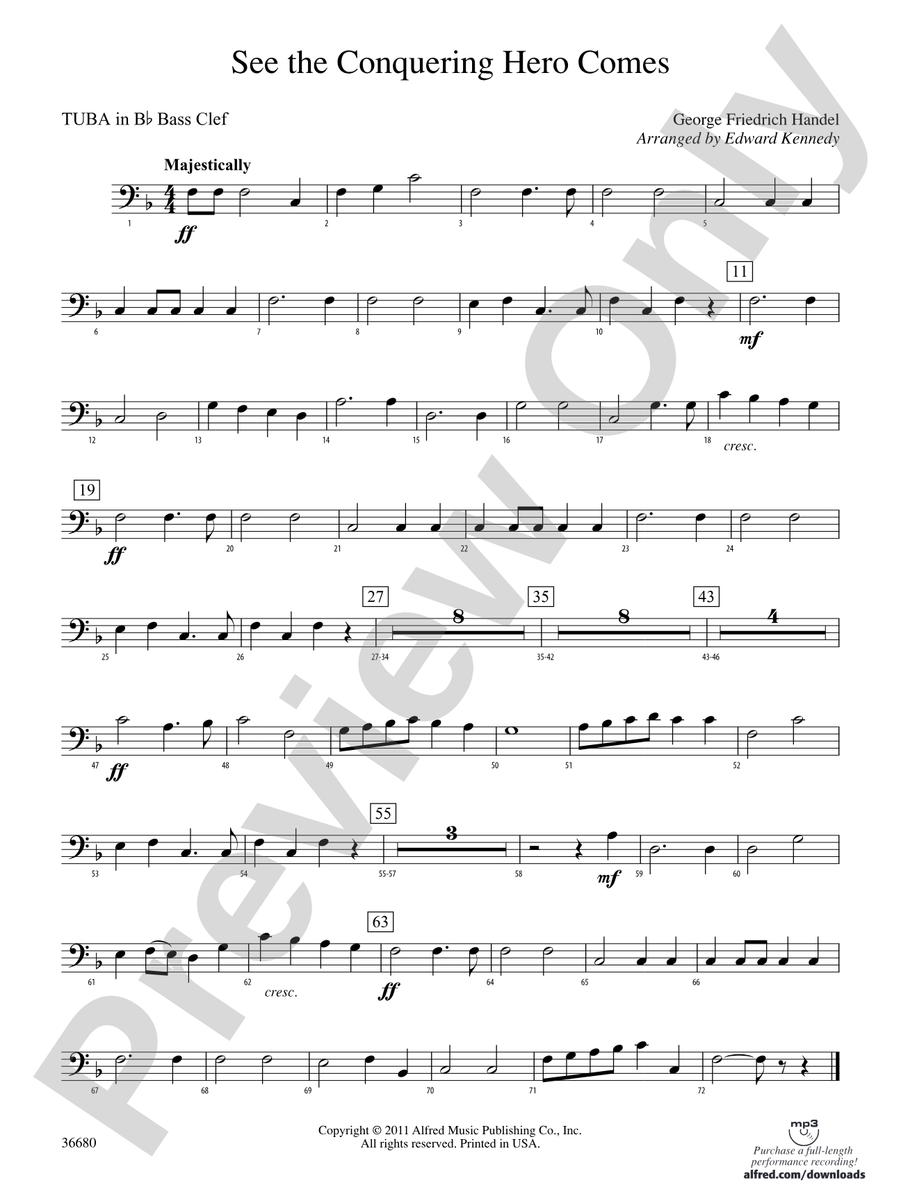 See the Conquering Hero Comes: (wp) B-flat Tuba B.C.