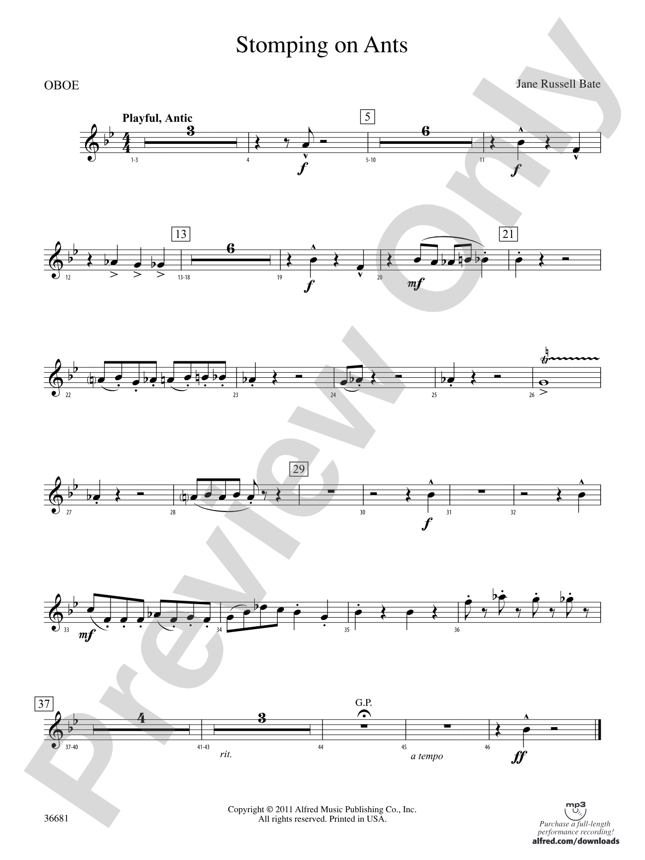 Stomping on Ants: Oboe