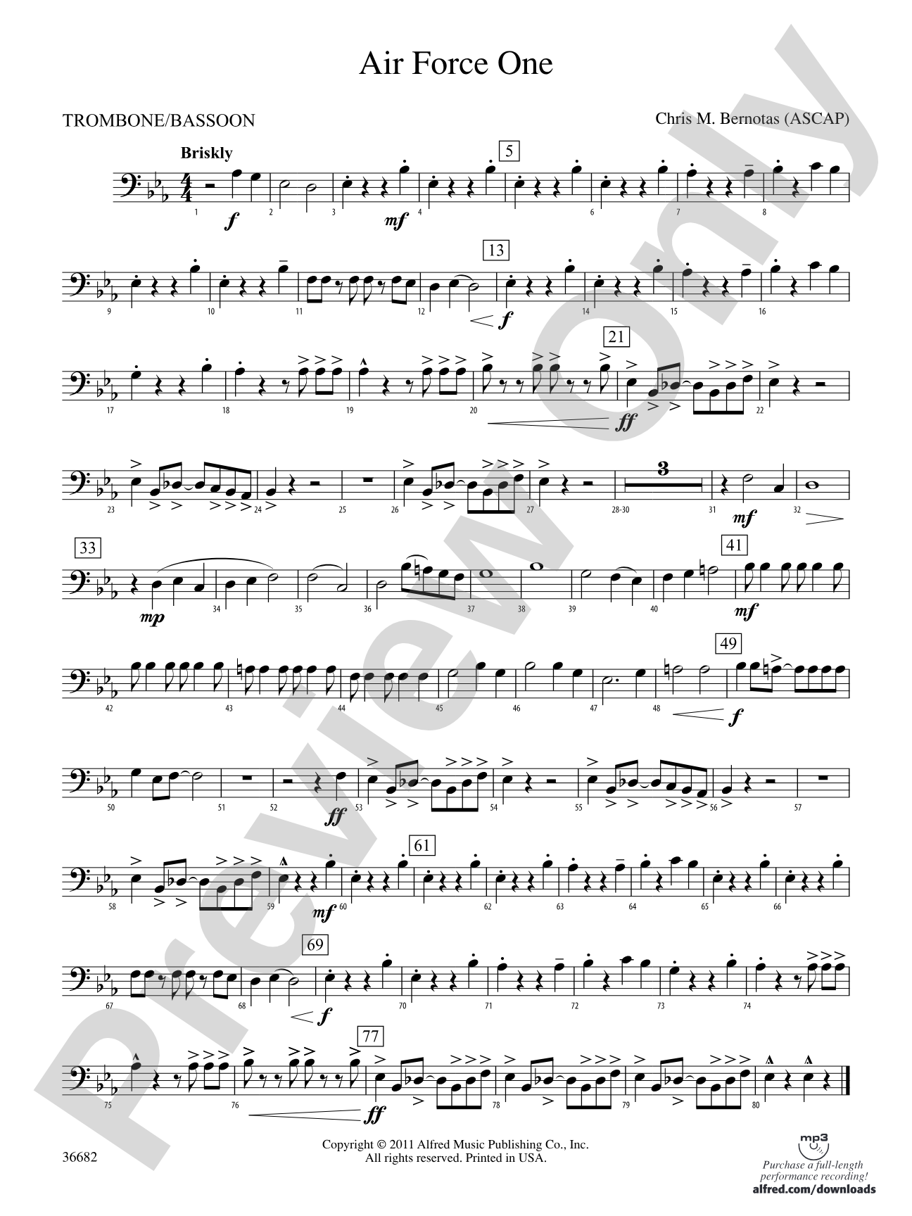 Air Force One: 1st Trombone