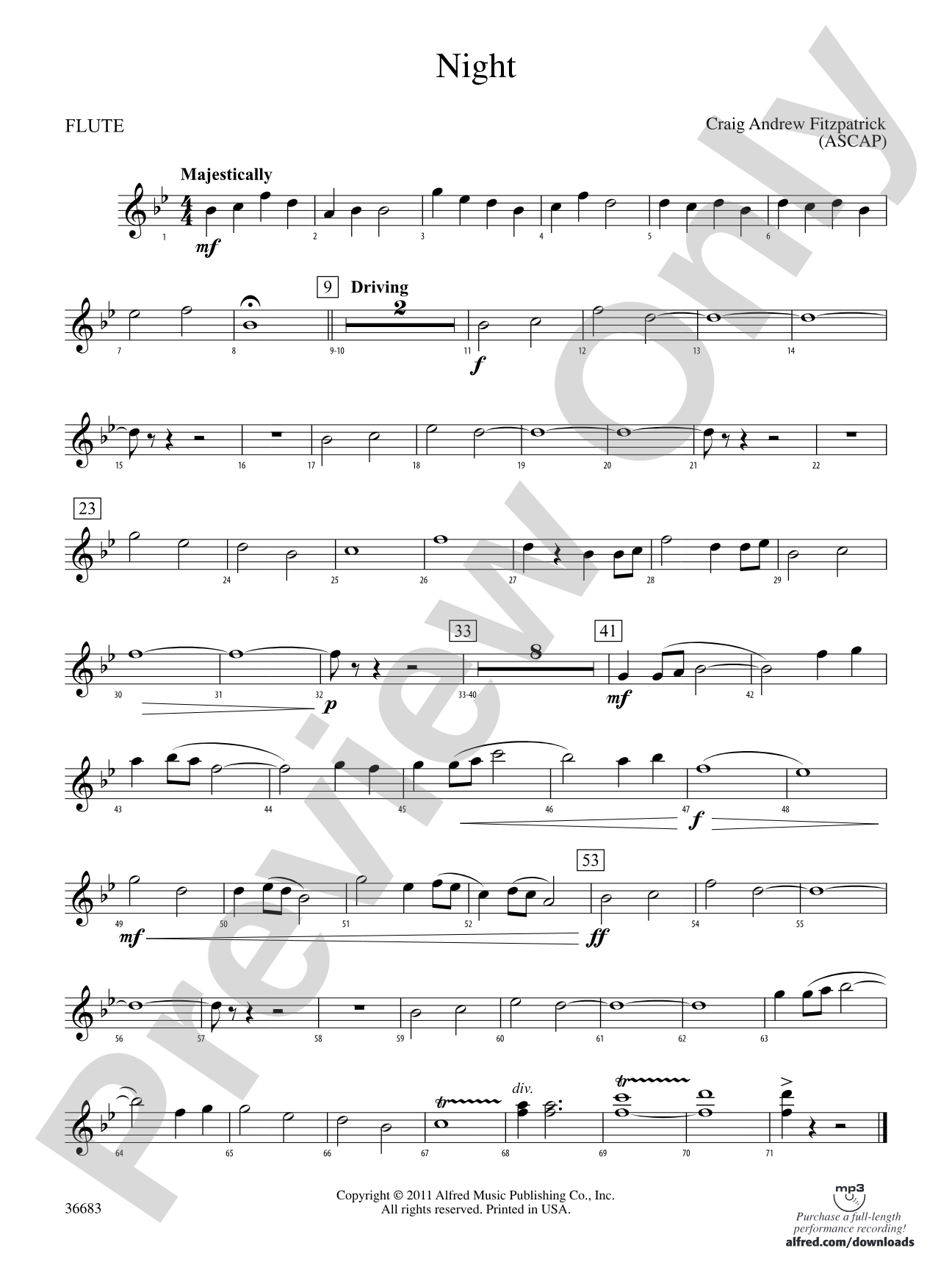 Night: Flute