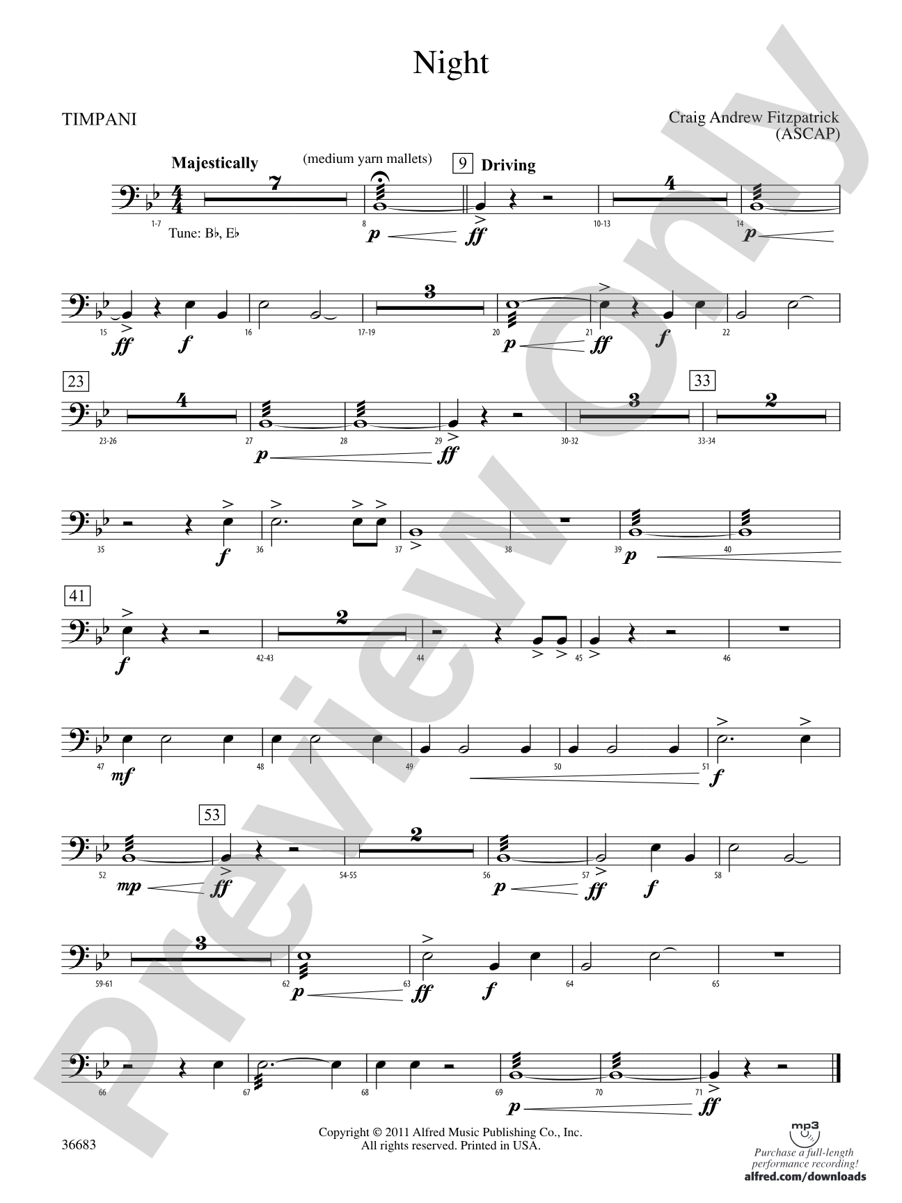 Night: Timpani