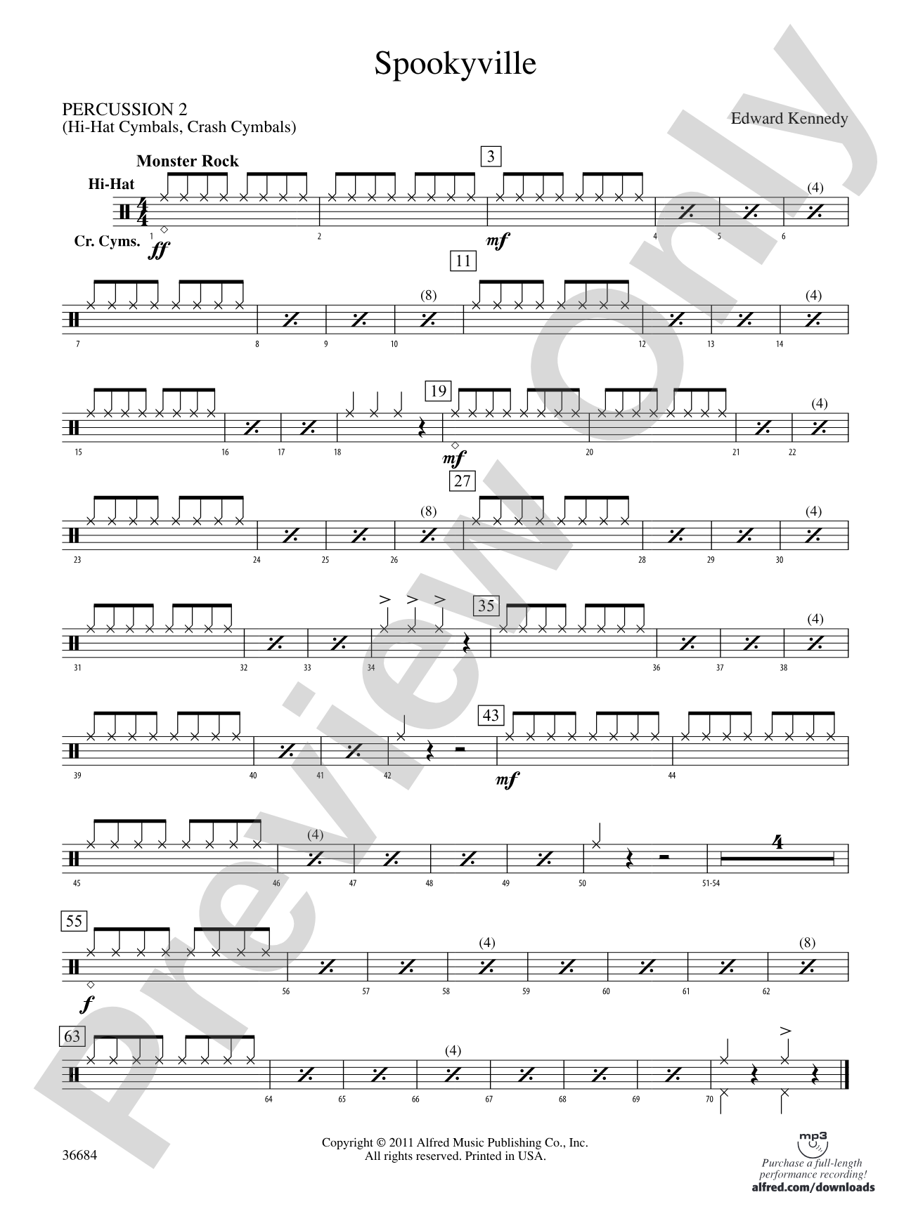 Spookyville: 2nd Percussion