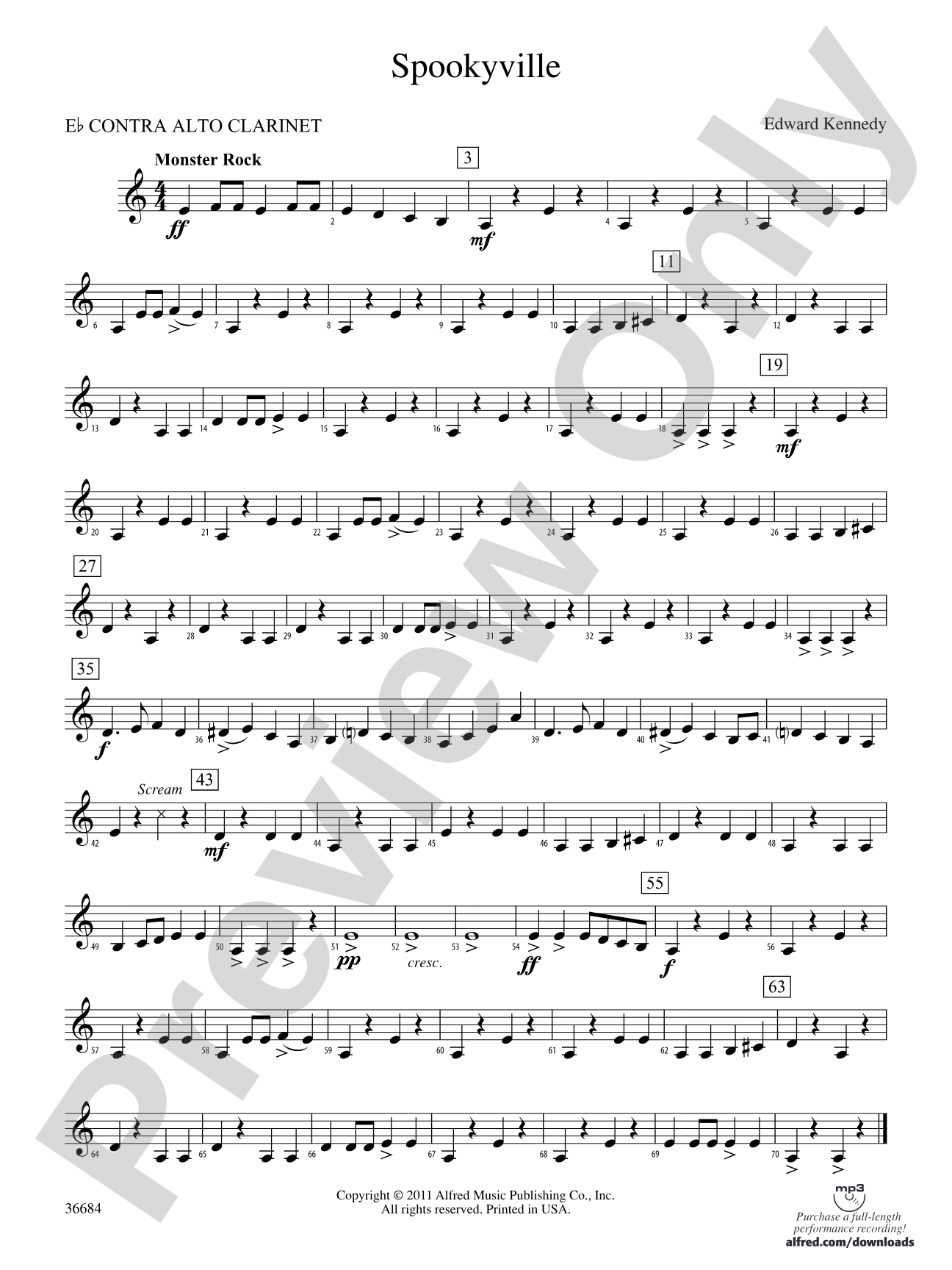 Spookyville: (wp) E-flat Contrabass Clarinet