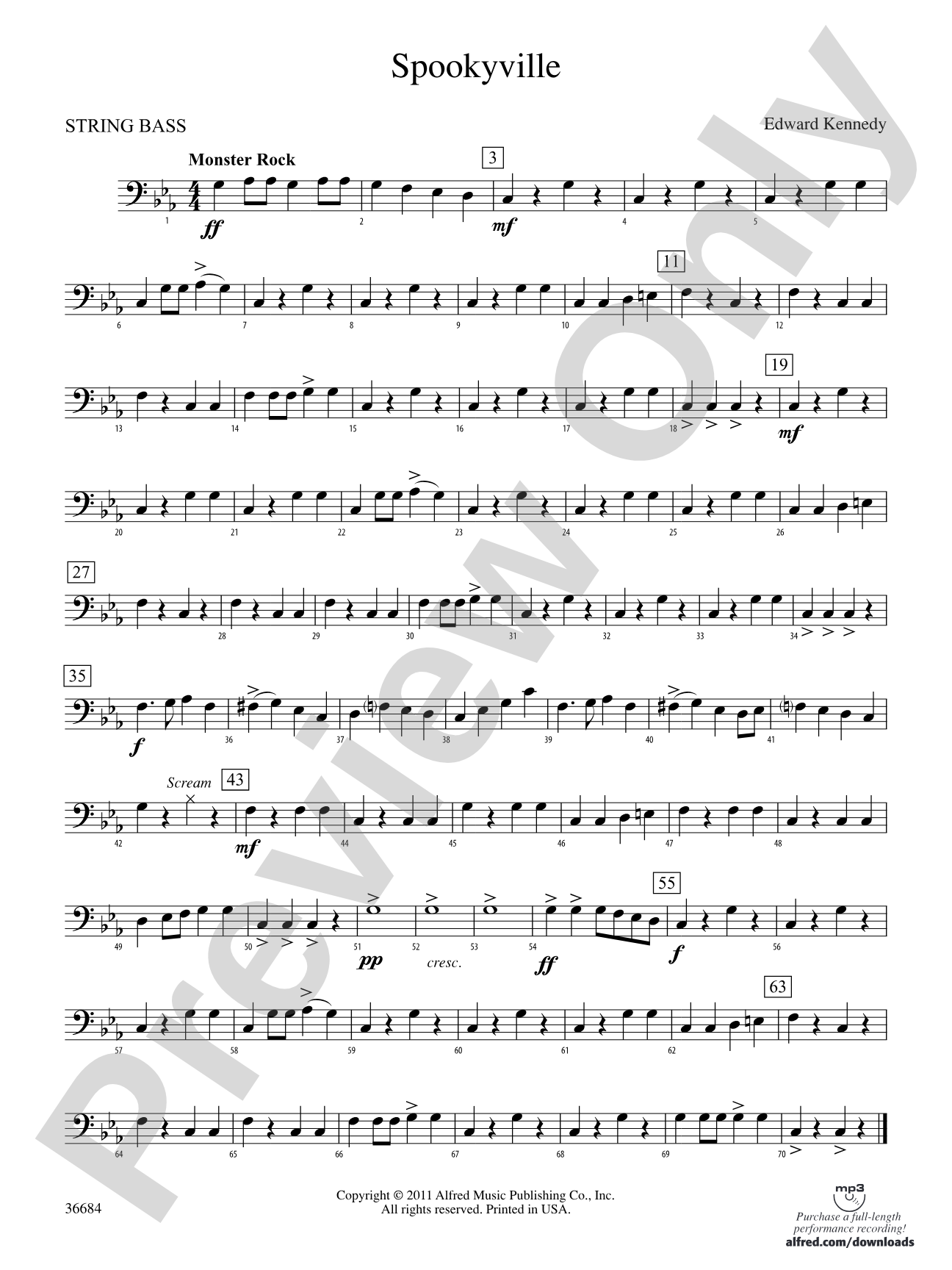 Spookyville: (wp) String Bass