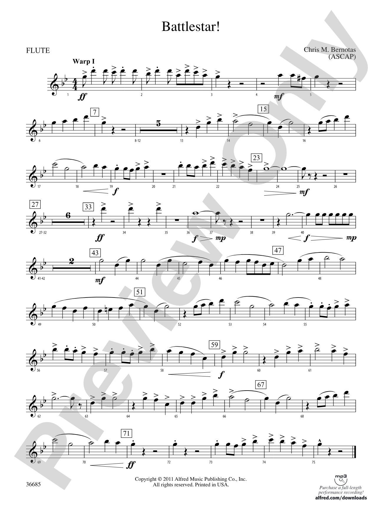 Battlestar!: Flute