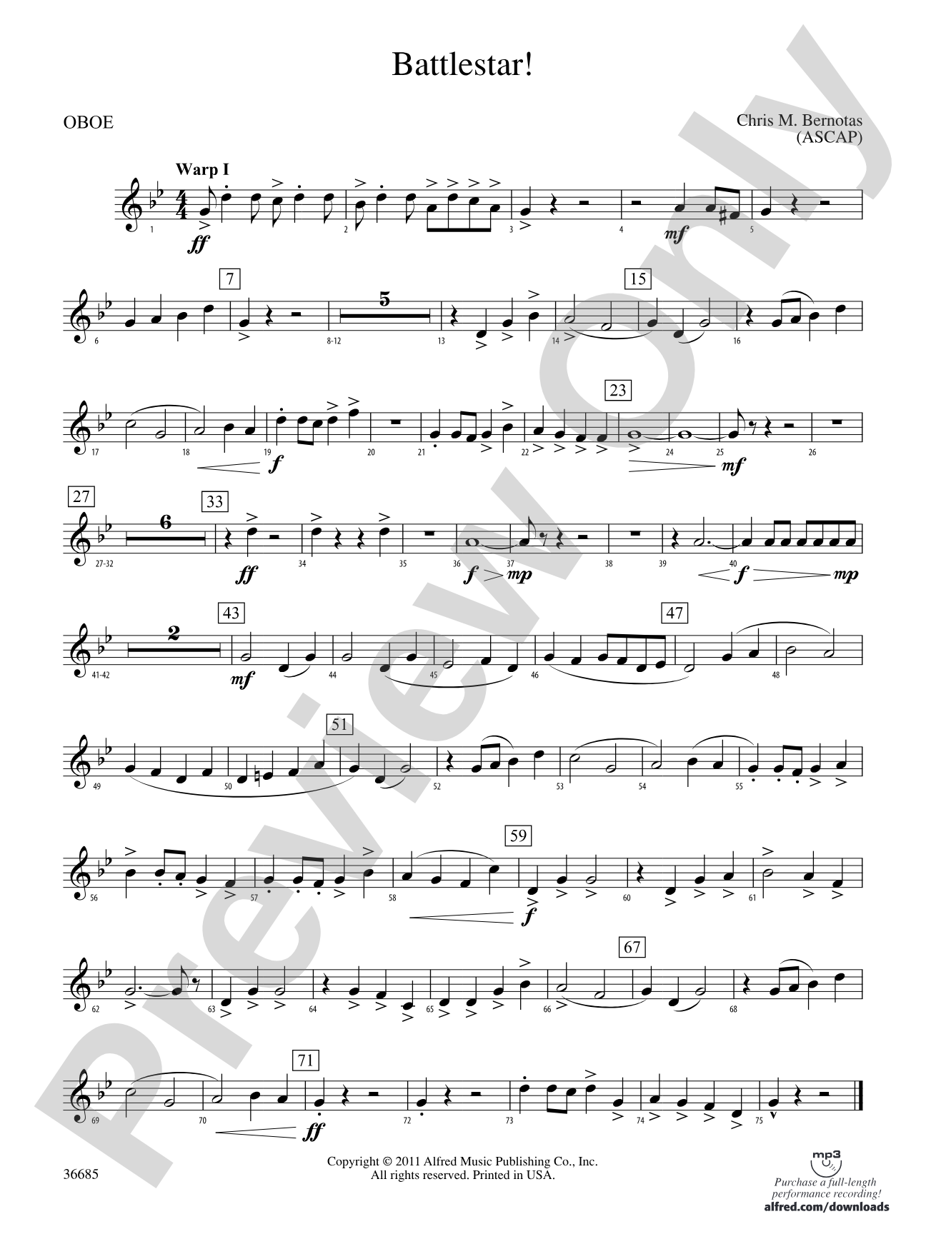 Battlestar!: Oboe
