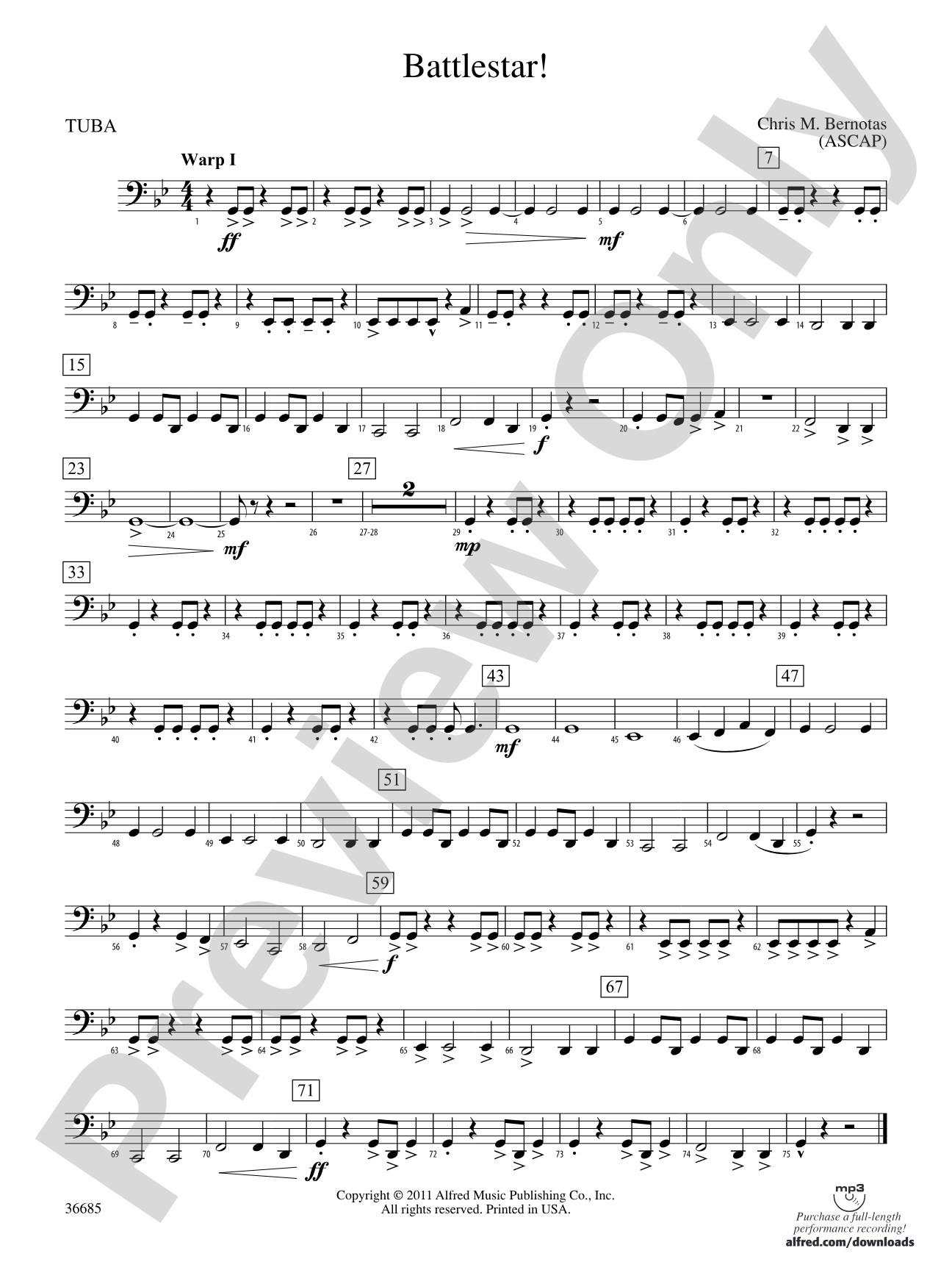 Battlestar!: Tuba
