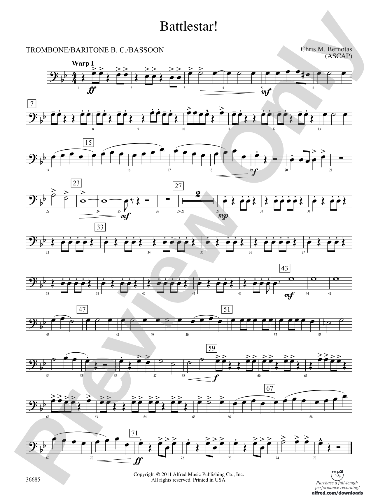 Battlestar!: 1st Trombone