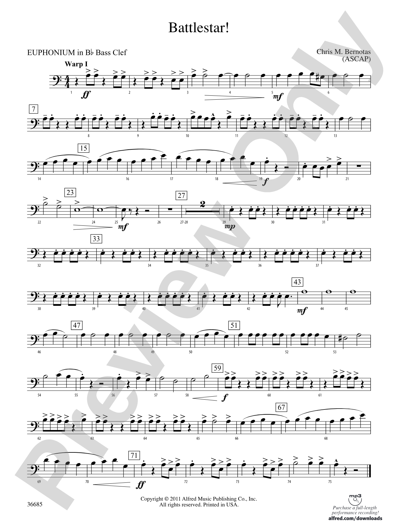 Battlestar!: (wp) B-flat Baritone B.C.