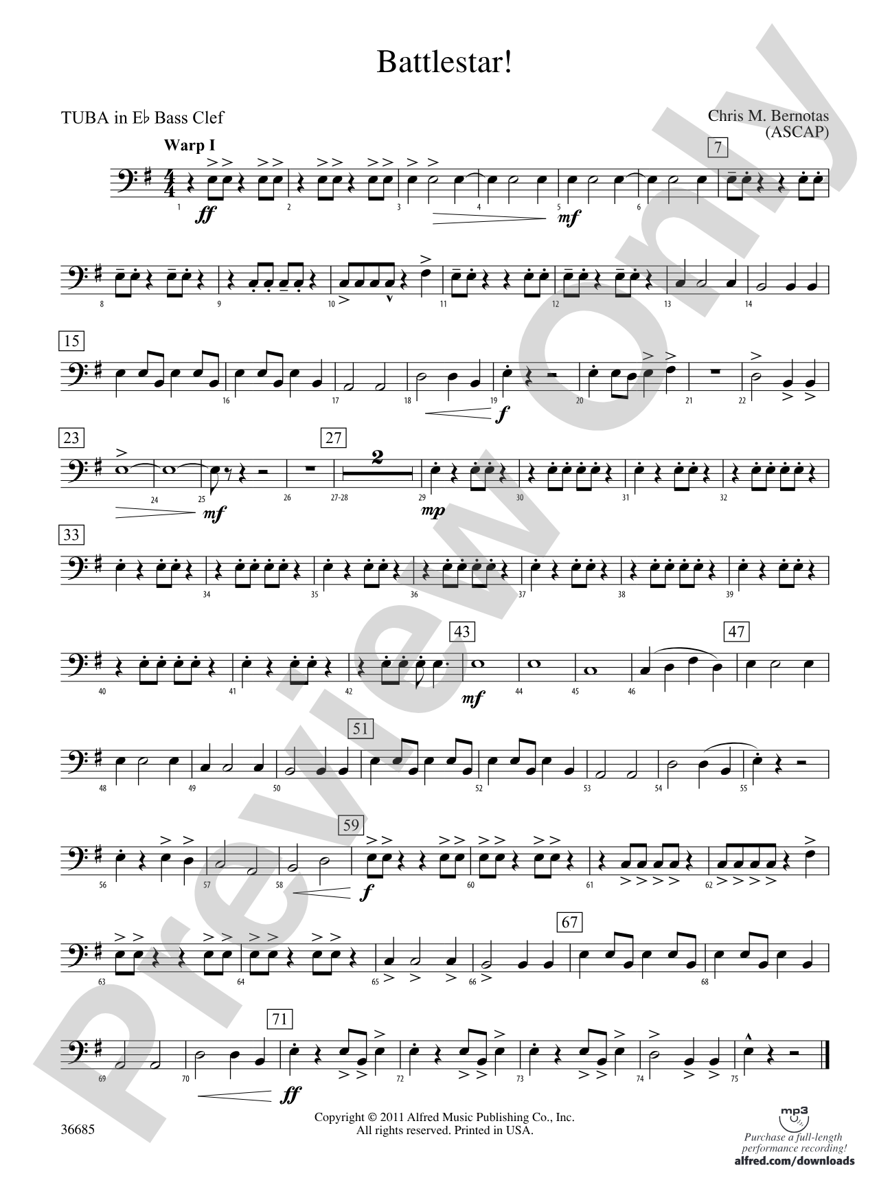 Battlestar!: (wp) E-flat Tuba B.C.
