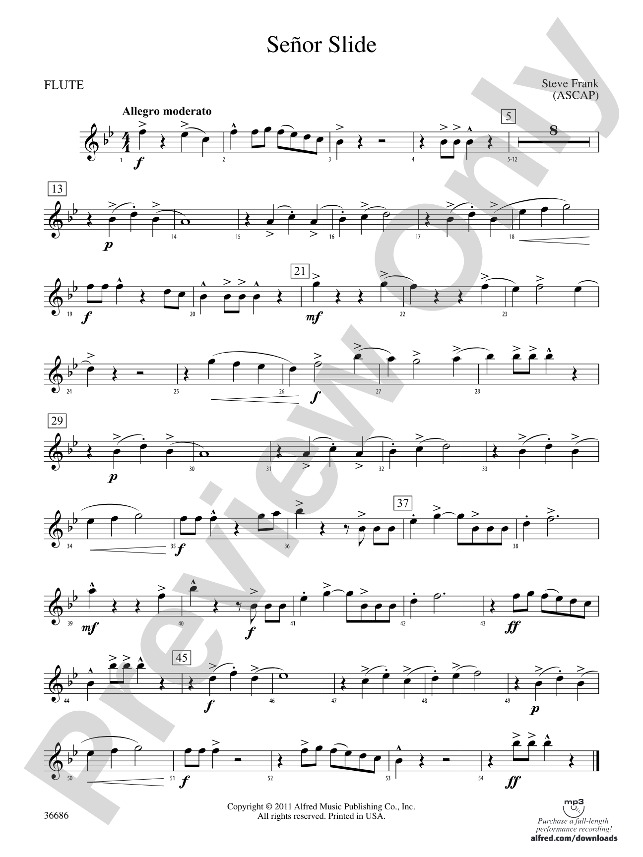 Señor Slide: Flute