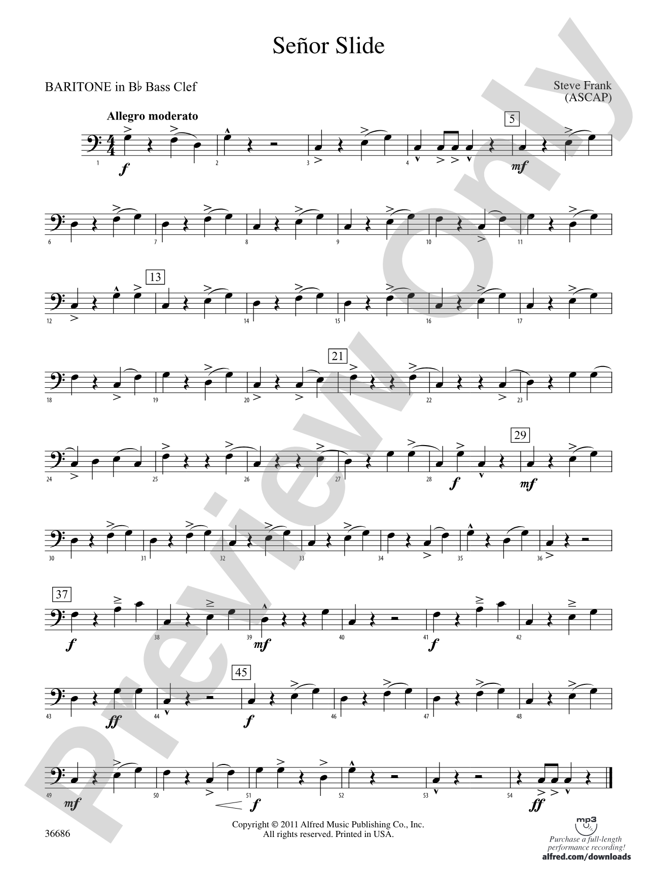Señor Slide: (wp) B-flat Baritone B.C.
